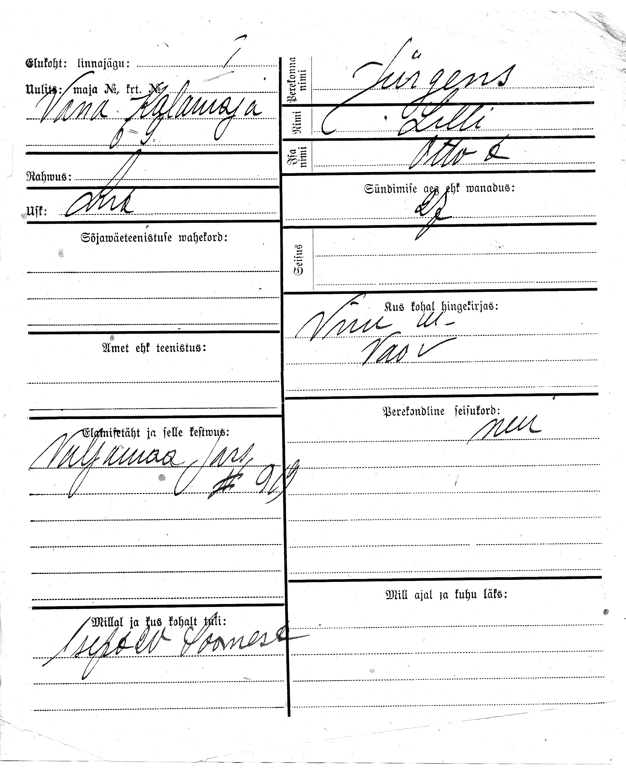 Jürgens, Lilli, Otto