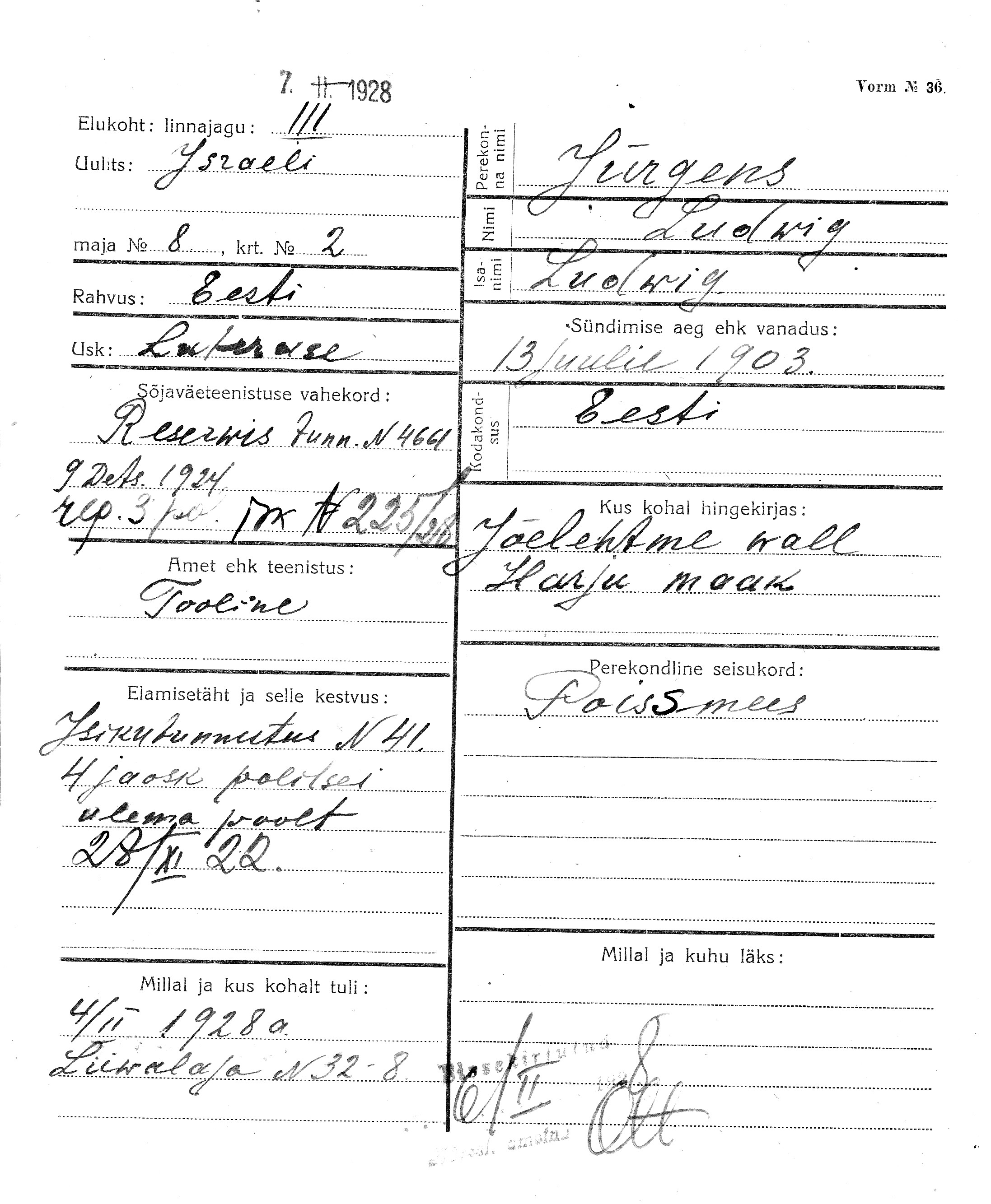 Jürgens, Ludwig, Ludwig