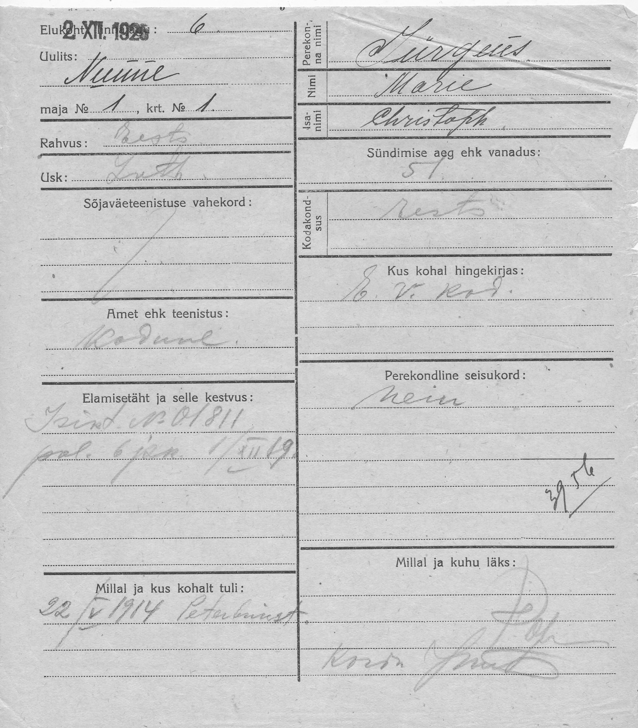 Jürgens, Marie, Christoph