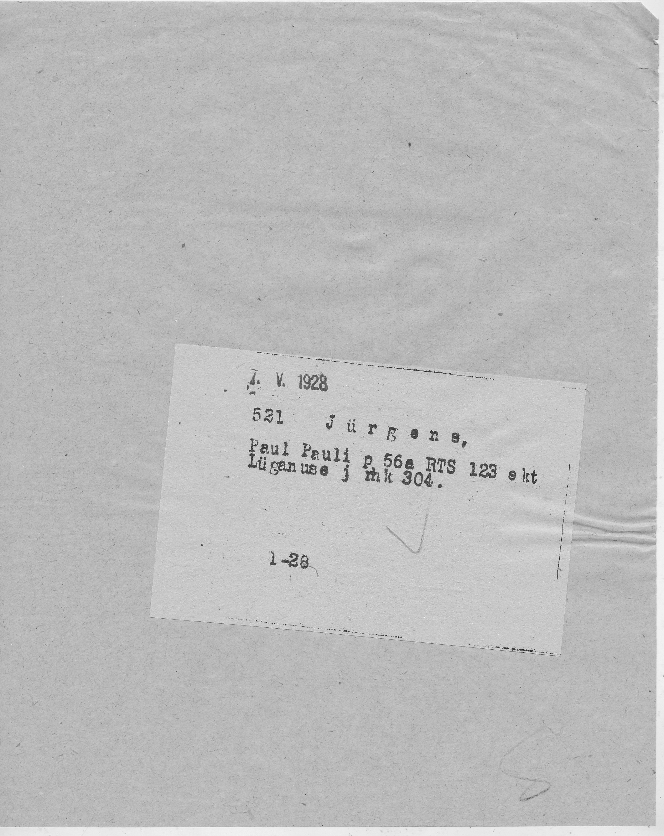 Jürgens, Paul, Paul