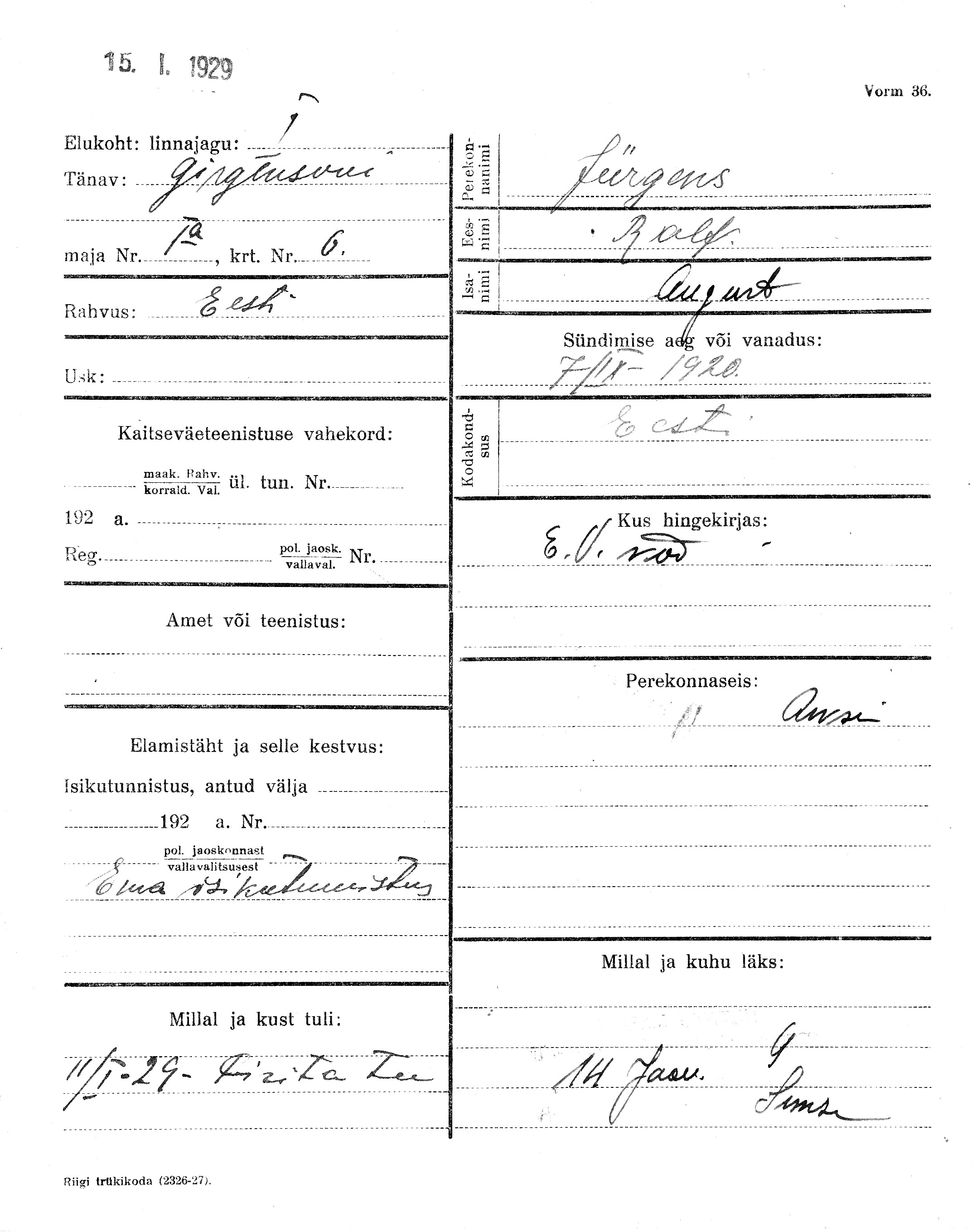 Jürgens, Ralf, August