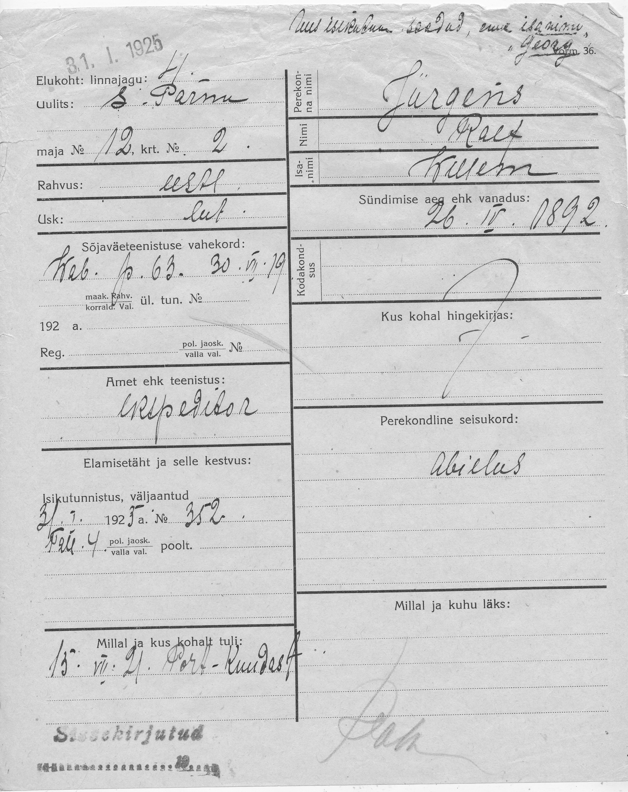 Jürgens, Ralf, Willem