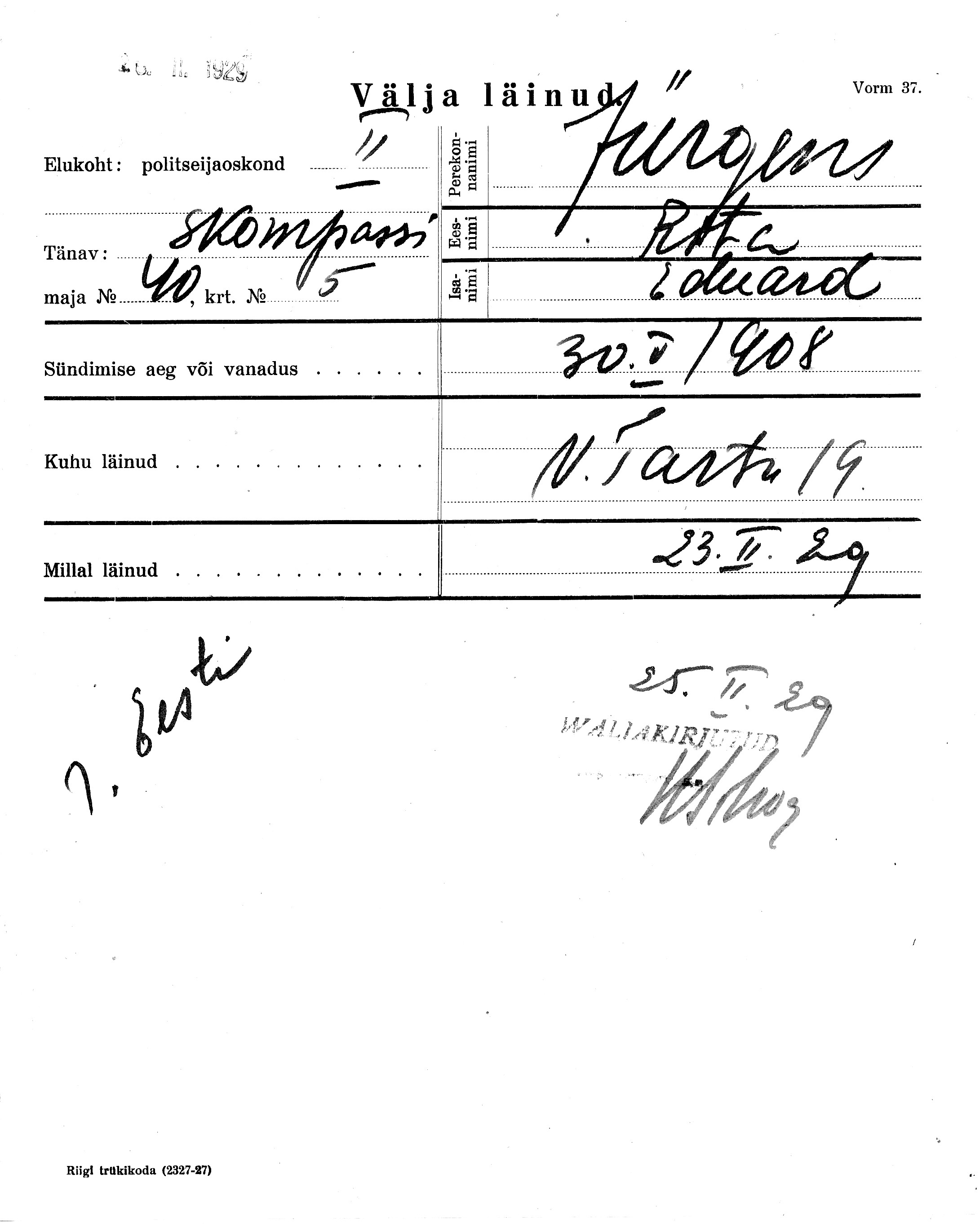 Jürgens, Rita, Eduard