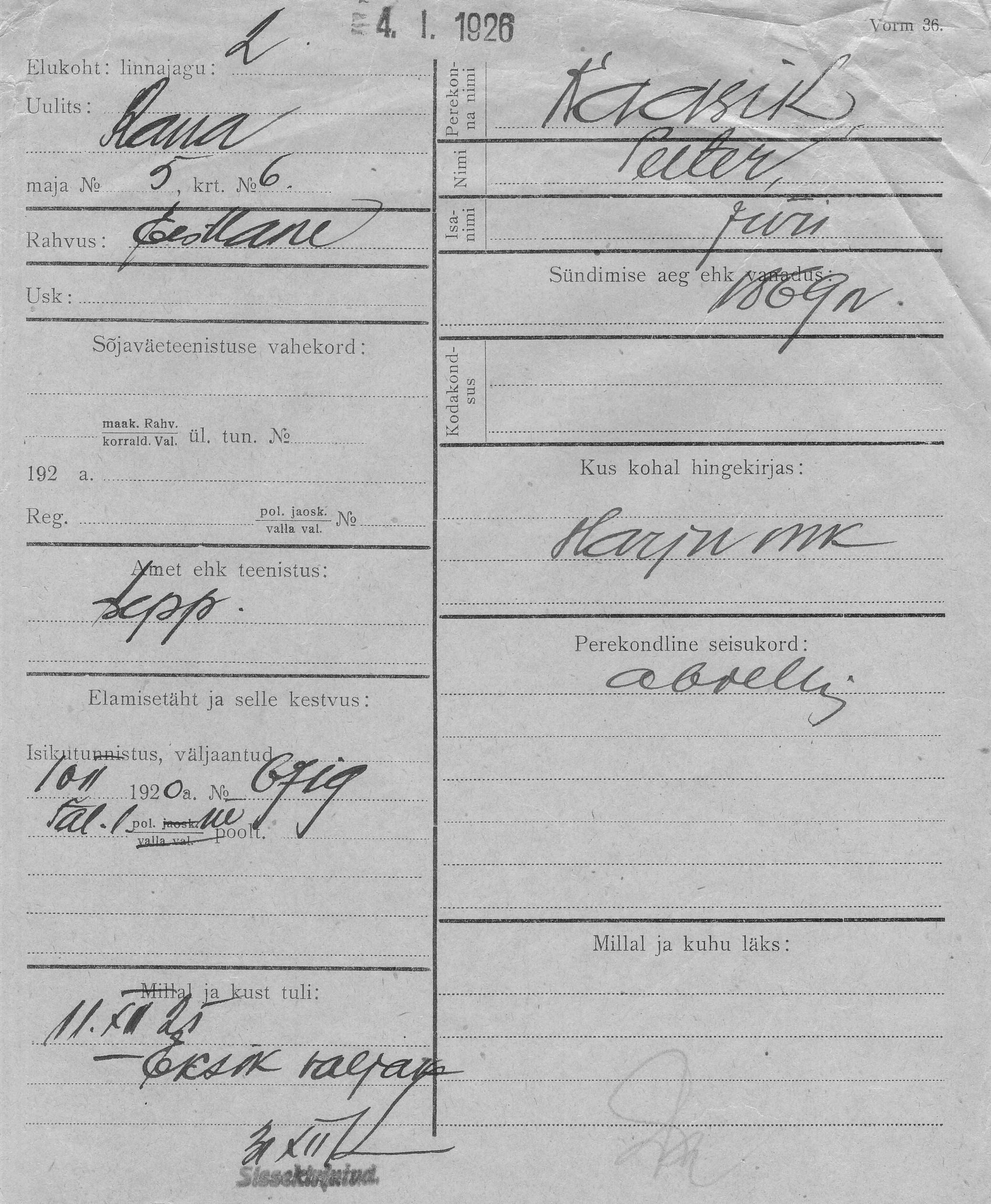 Kaasik, Peeter, Jüri