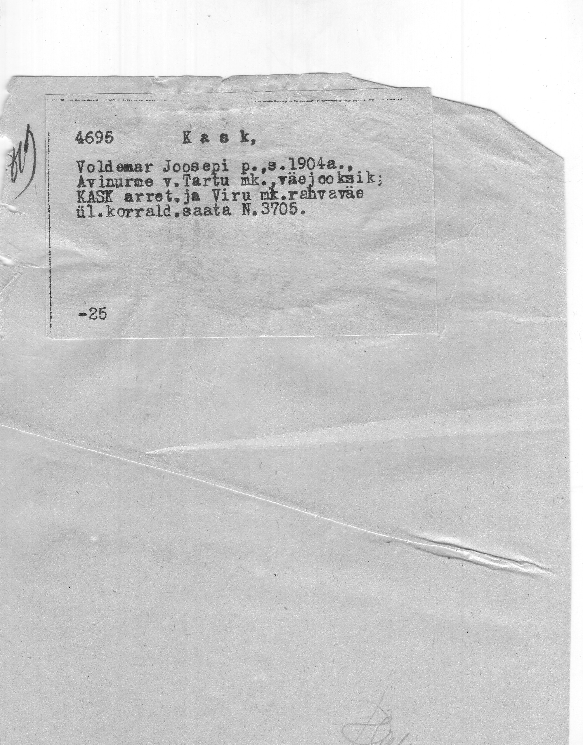 Kask, Voldemar, Joosep