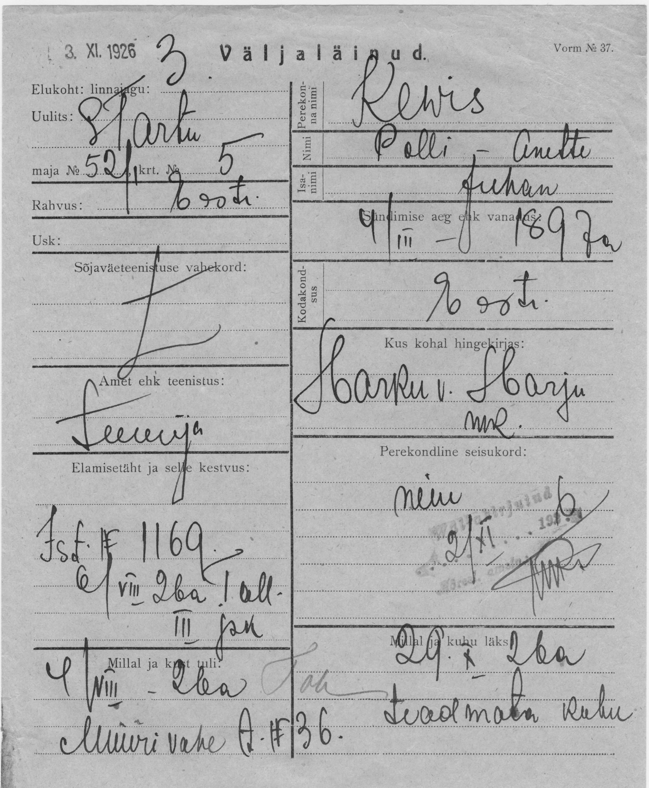 Kevis, Polli, Anette