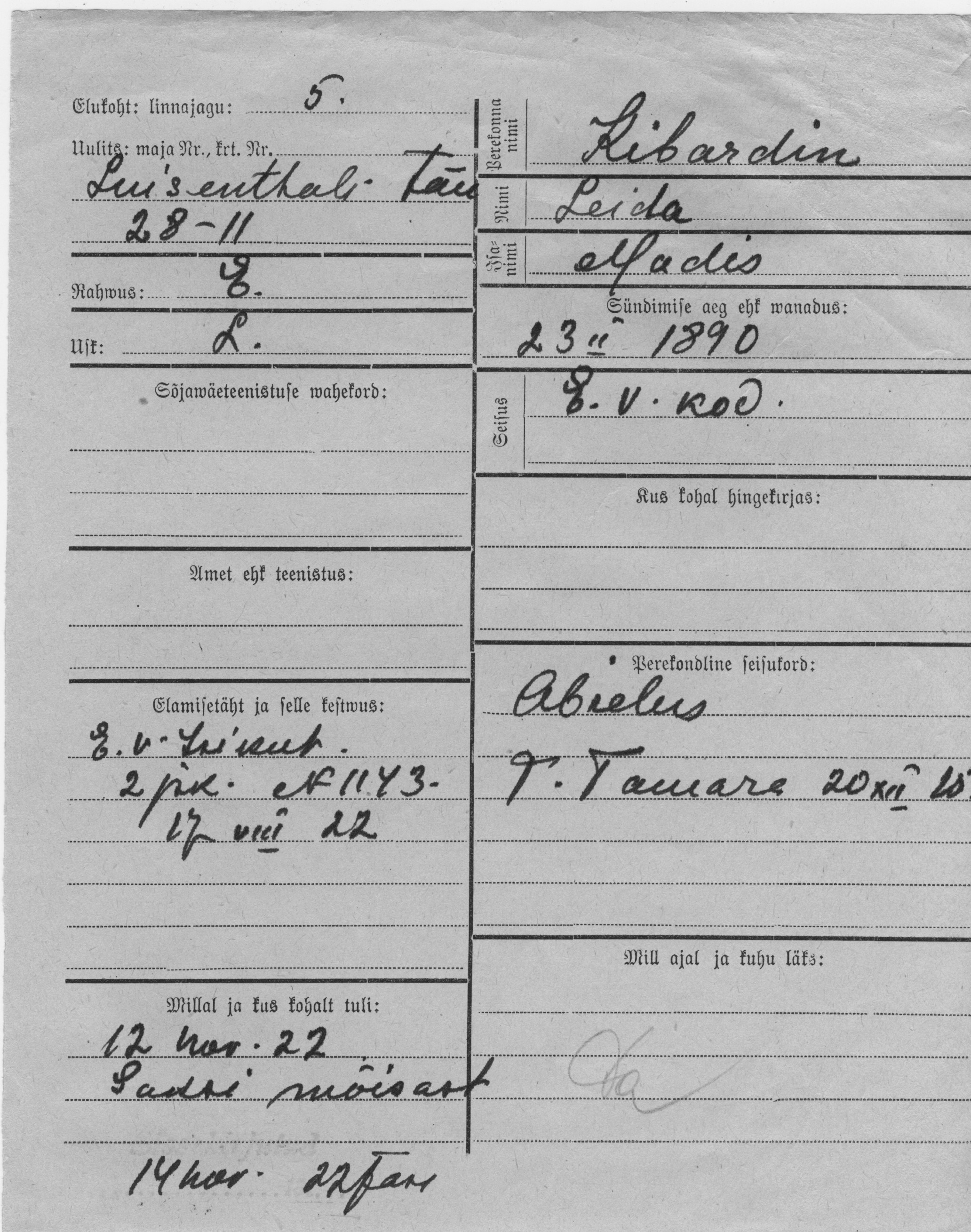 Kibardin, Leida, Madis