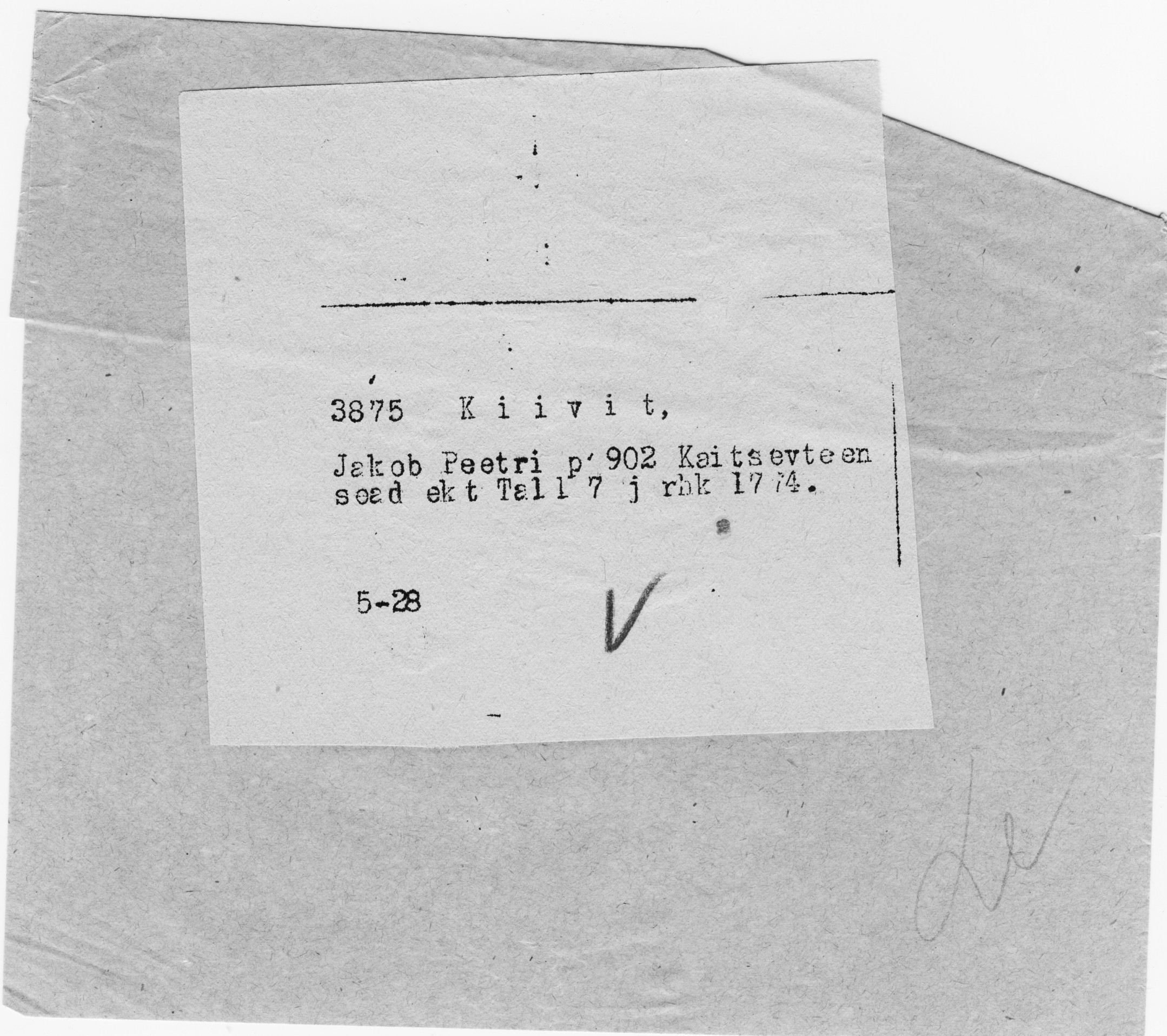 Kiivit, Jakob, Peeter