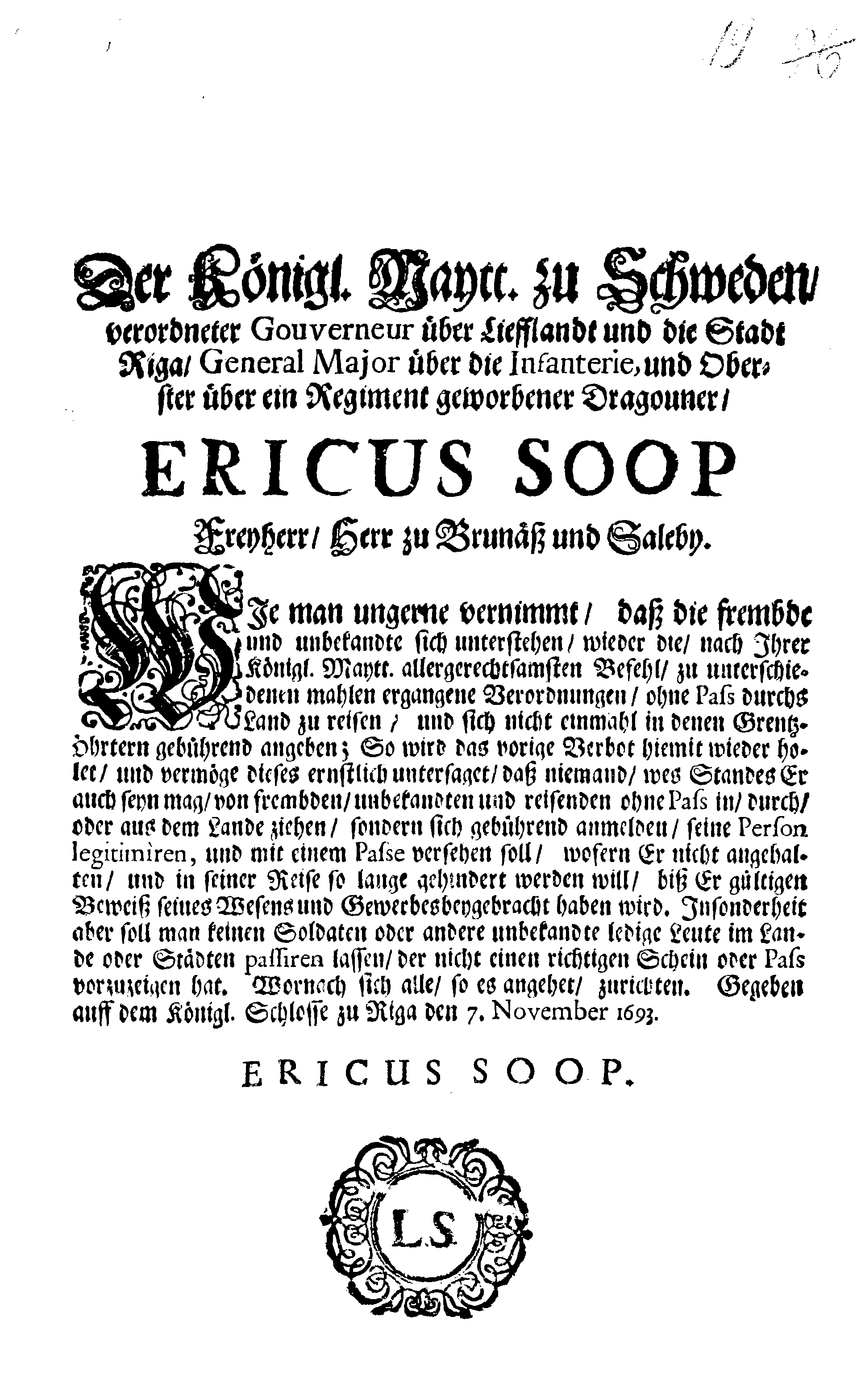 [Erik Soopi korraldus]