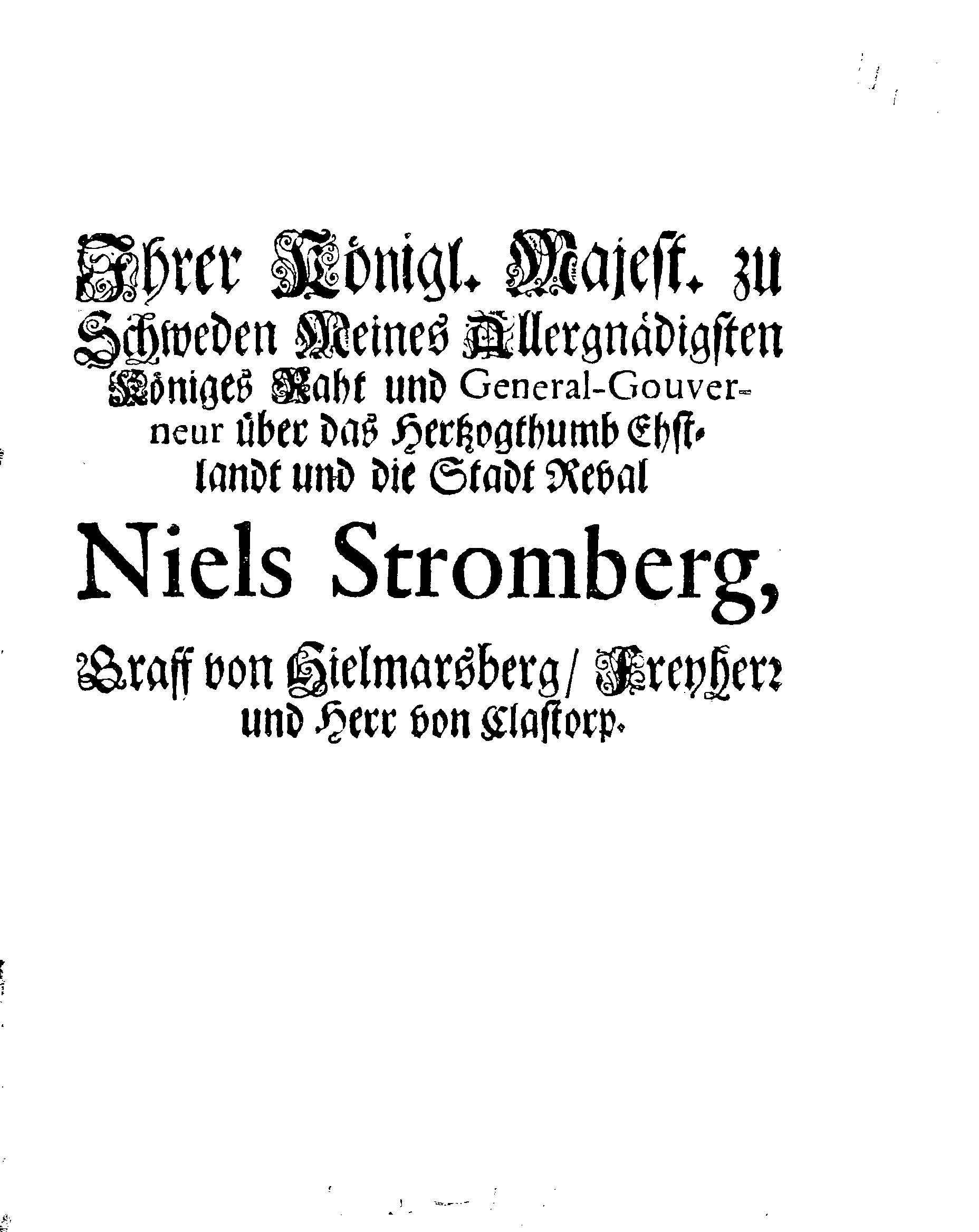 [Nils Strombergi korraldus]
