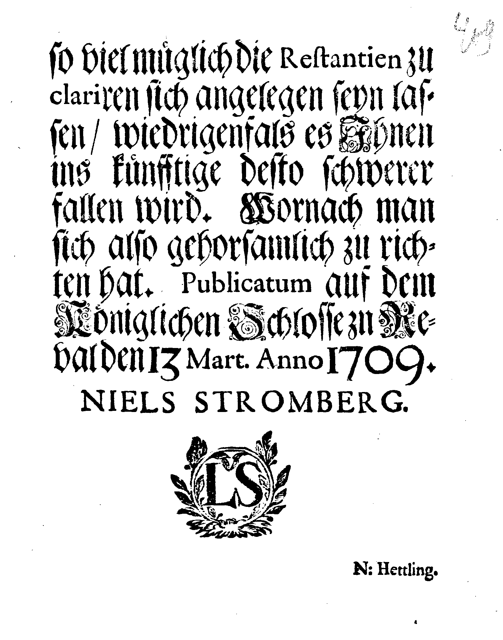 [Nils Strombergi korraldus]