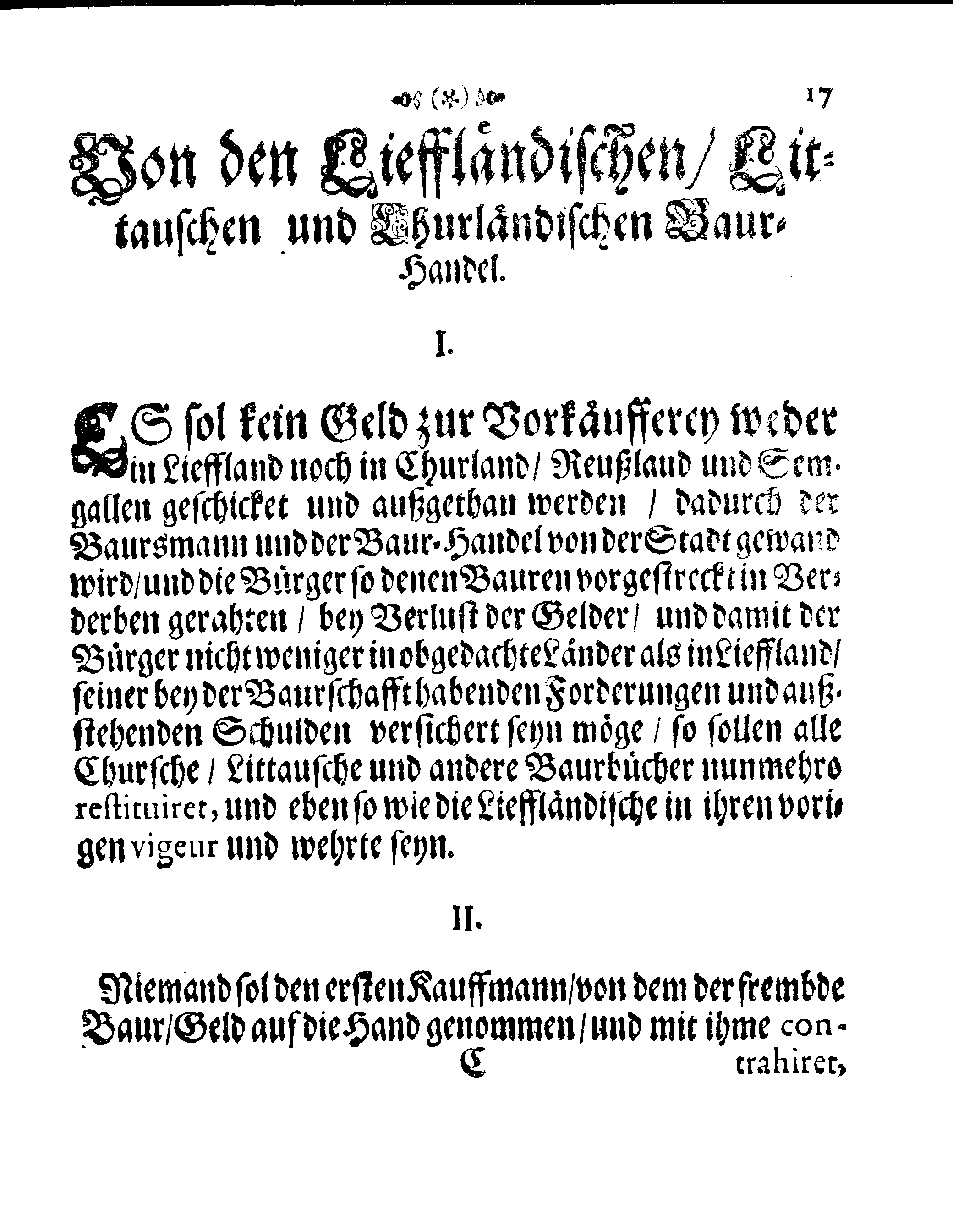 Ihrer Königl. Majest. Neu vermehrte und confirmirte Wette-Ordnung Dero Stadt Riga