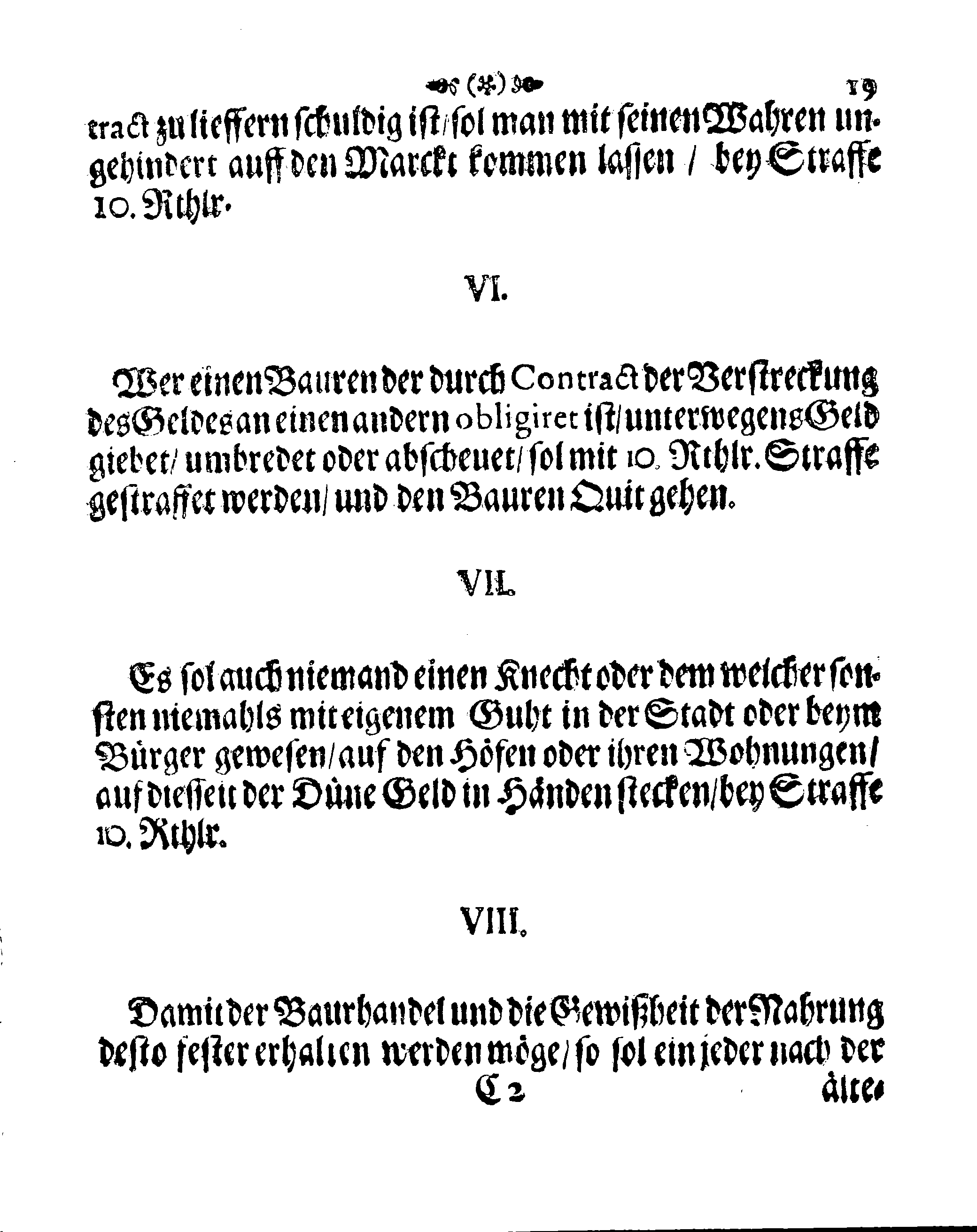 Ihrer Königl. Majest. Neu vermehrte und confirmirte Wette-Ordnung Dero Stadt Riga