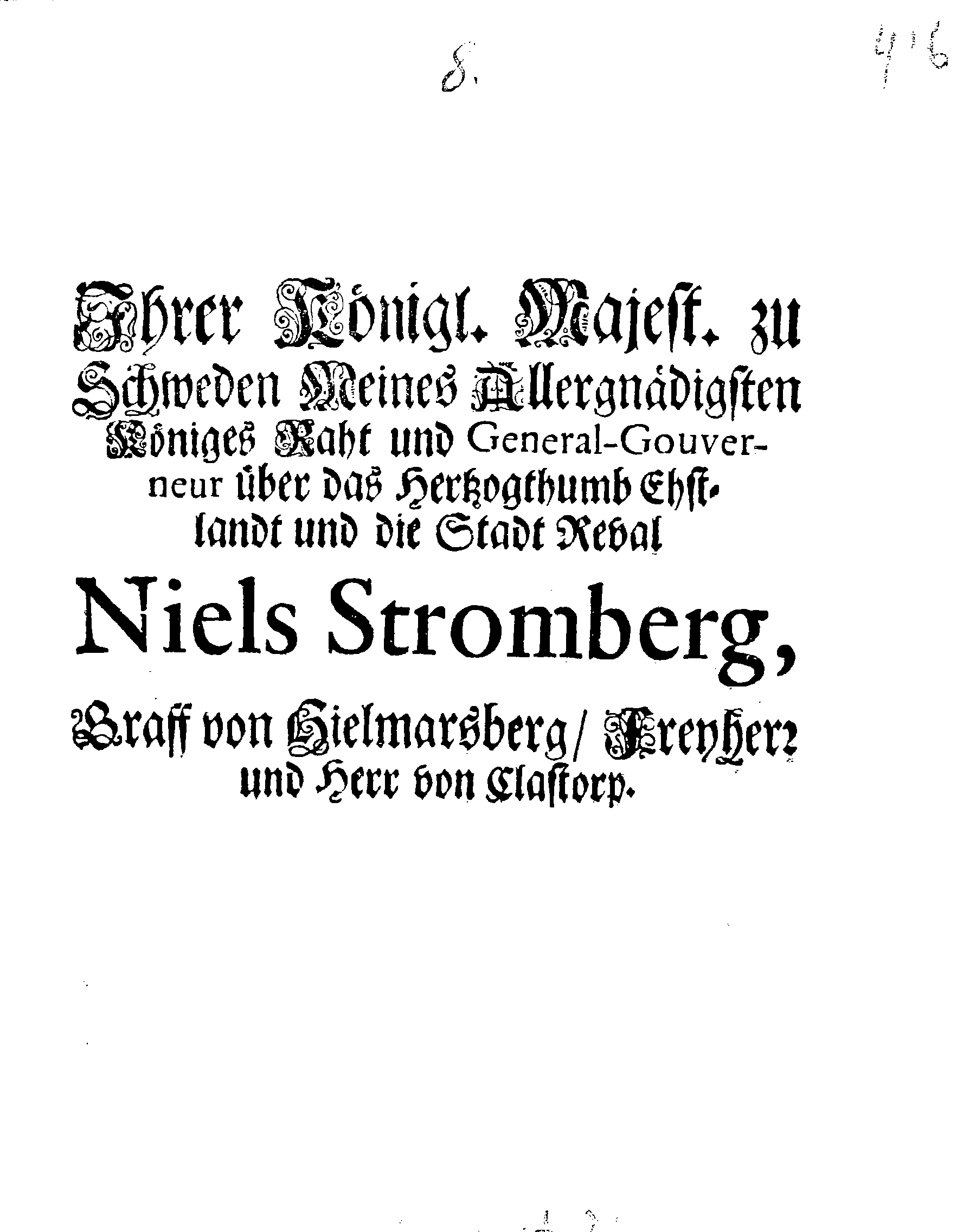 [Nils Strombergi korraldus]