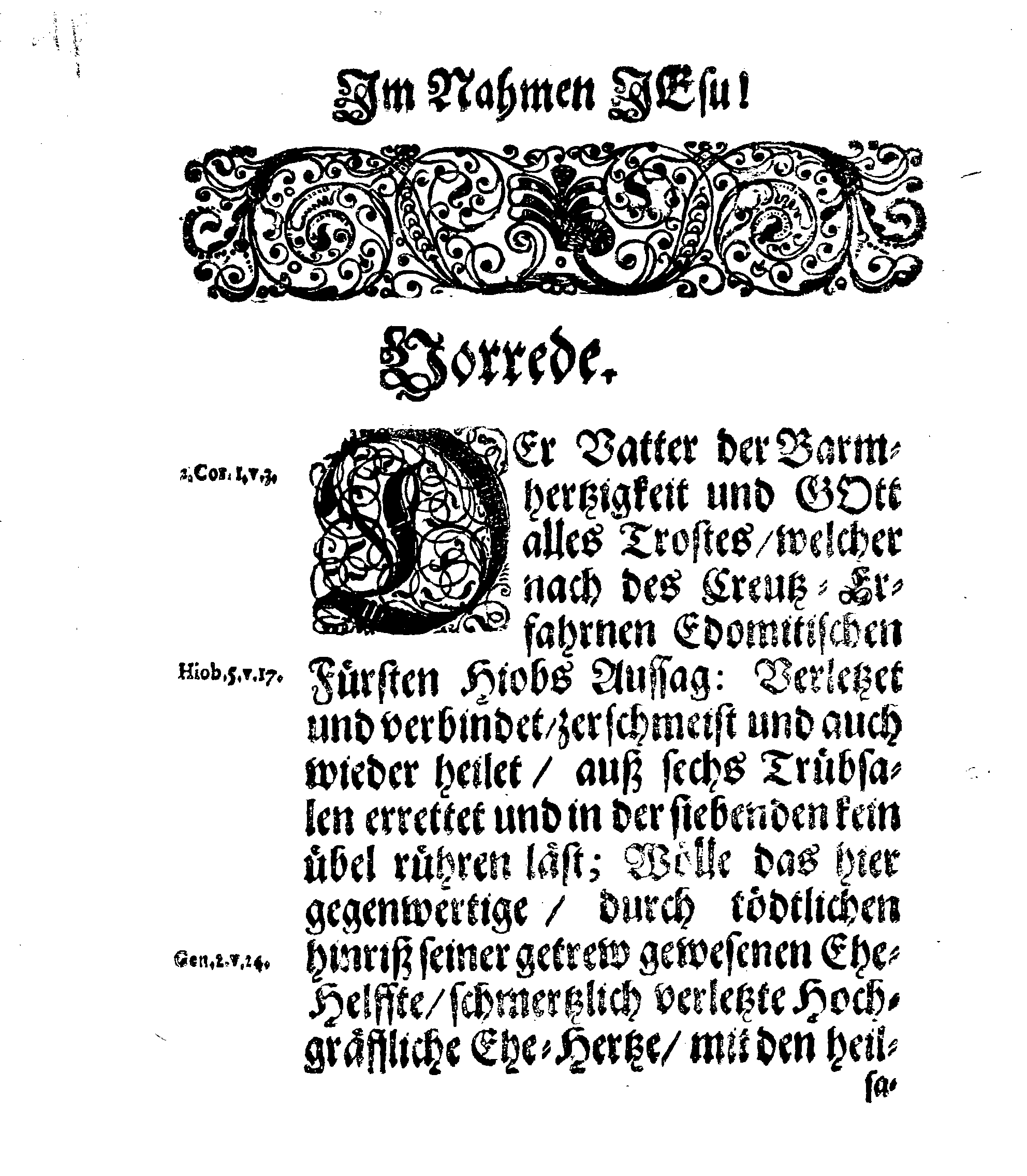 Christ-Gebürliche Klag-Trost- und Ehren-Gedächtniß Der Weyland Hochgebohrnen Gräffin und Frauen, Frauen ANNAE MARGARETHAE WRANGELIN, Gebohren von Haugwitz, Des Höchstgebohren Graffen und Herrn, Herrn CARL-GUSTAV-WRANGELS, … Frau Gemahlin.