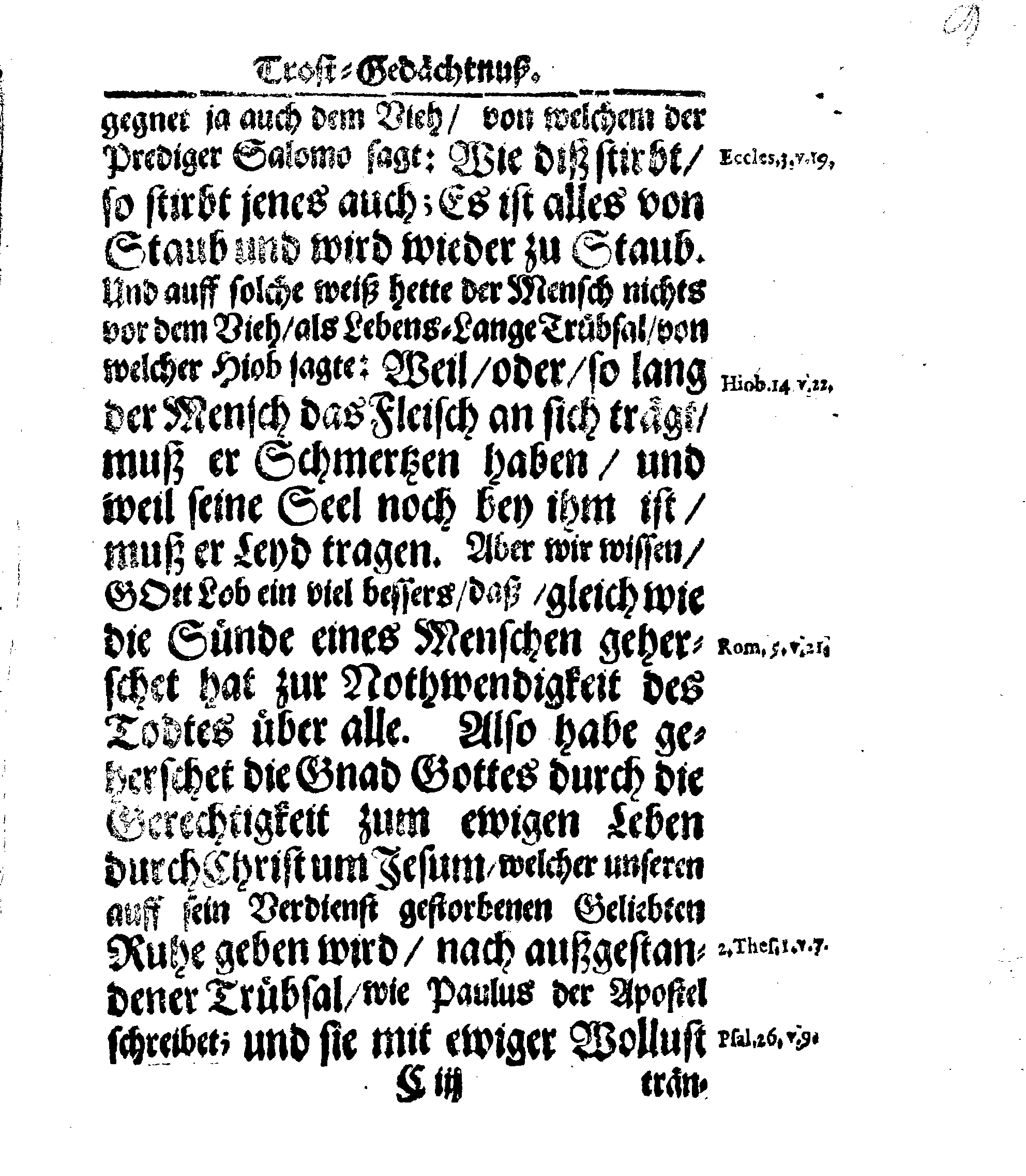 Christ-Gebürliche Klag-Trost- und Ehren-Gedächtniß Der Weyland Hochgebohrnen Gräffin und Frauen, Frauen ANNAE MARGARETHAE WRANGELIN, Gebohren von Haugwitz, Des Höchstgebohren Graffen und Herrn, Herrn CARL-GUSTAV-WRANGELS, … Frau Gemahlin.