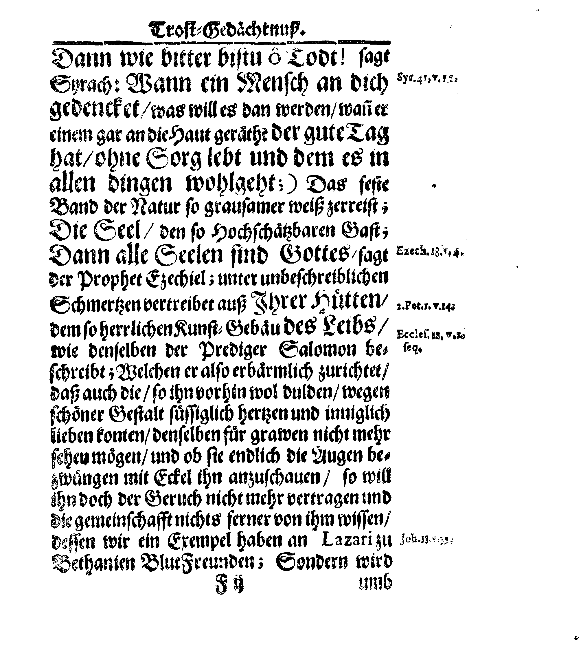 Christ-Gebürliche Klag-Trost- und Ehren-Gedächtniß Der Weyland Hochgebohrnen Gräffin und Frauen, Frauen ANNAE MARGARETHAE WRANGELIN, Gebohren von Haugwitz, Des Höchstgebohren Graffen und Herrn, Herrn CARL-GUSTAV-WRANGELS, … Frau Gemahlin.