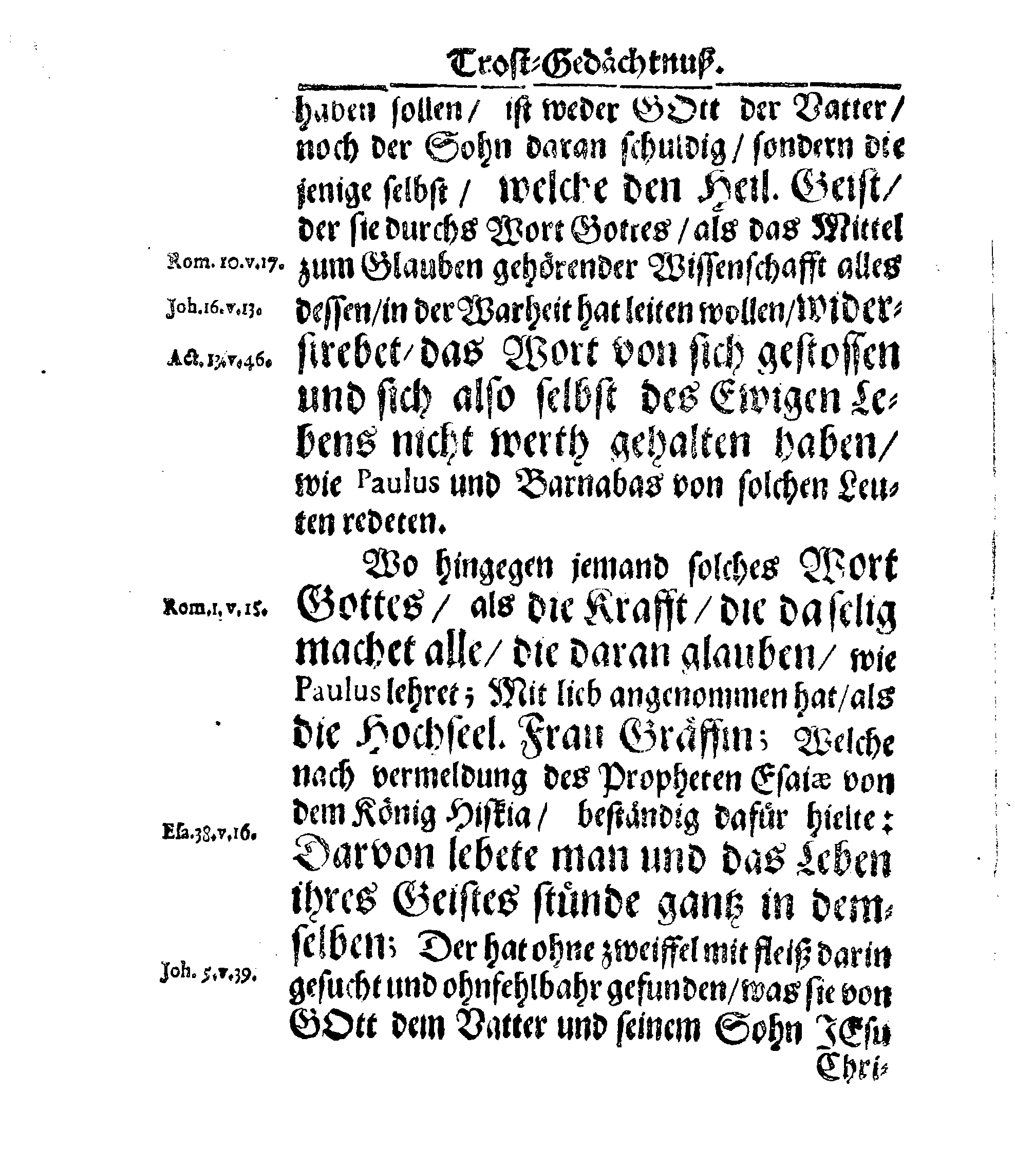 Christ-Gebürliche Klag-Trost- und Ehren-Gedächtniß Der Weyland Hochgebohrnen Gräffin und Frauen, Frauen ANNAE MARGARETHAE WRANGELIN, Gebohren von Haugwitz, Des Höchstgebohren Graffen und Herrn, Herrn CARL-GUSTAV-WRANGELS, … Frau Gemahlin.