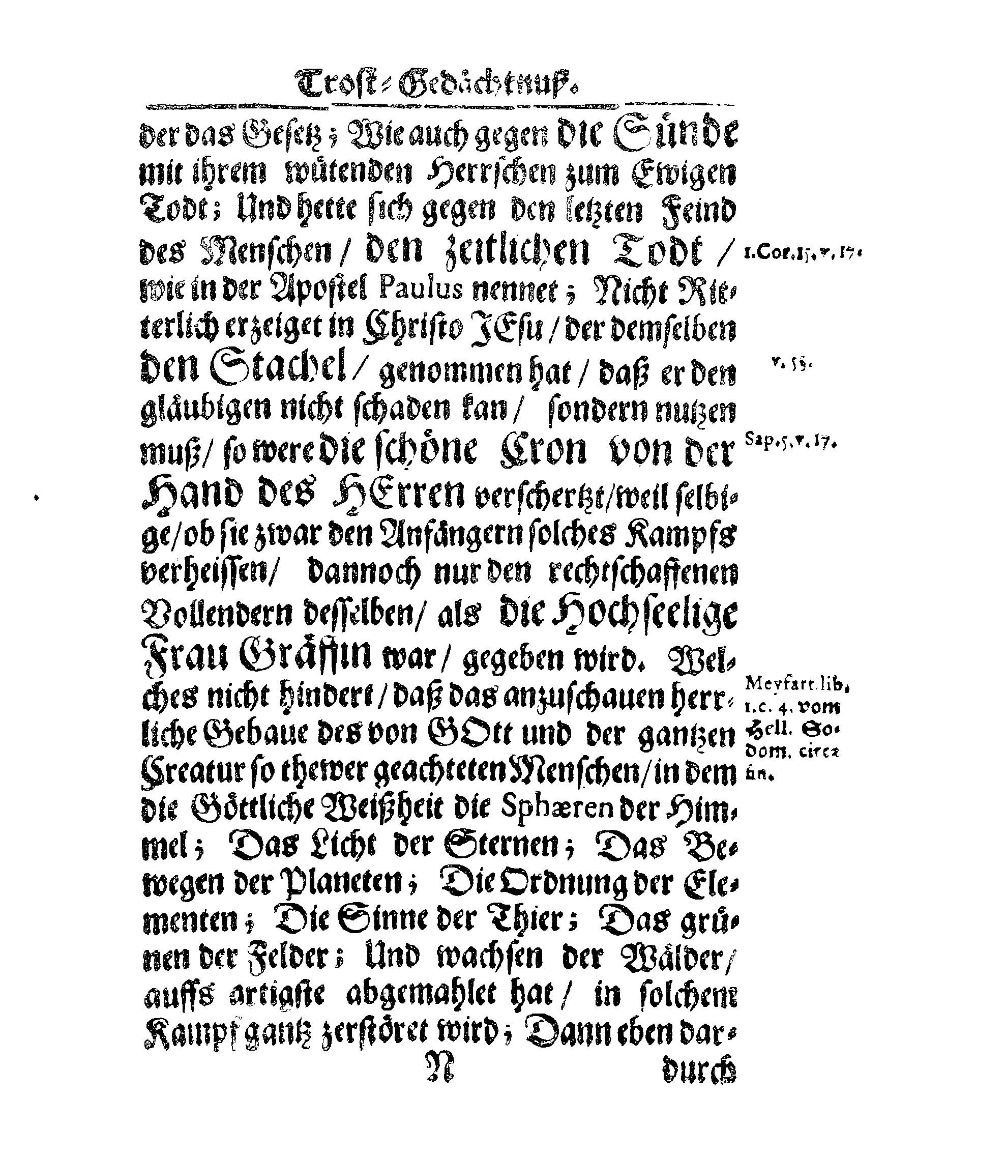 Christ-Gebürliche Klag-Trost- und Ehren-Gedächtniß Der Weyland Hochgebohrnen Gräffin und Frauen, Frauen ANNAE MARGARETHAE WRANGELIN, Gebohren von Haugwitz, Des Höchstgebohren Graffen und Herrn, Herrn CARL-GUSTAV-WRANGELS, … Frau Gemahlin.