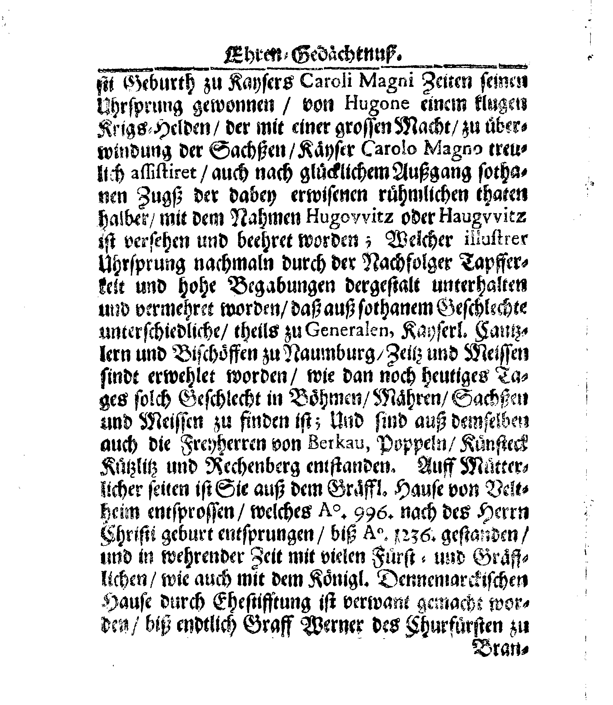 Christ-Gebürliche Klag-Trost- und Ehren-Gedächtniß Der Weyland Hochgebohrnen Gräffin und Frauen, Frauen ANNAE MARGARETHAE WRANGELIN, Gebohren von Haugwitz, Des Höchstgebohren Graffen und Herrn, Herrn CARL-GUSTAV-WRANGELS, … Frau Gemahlin.