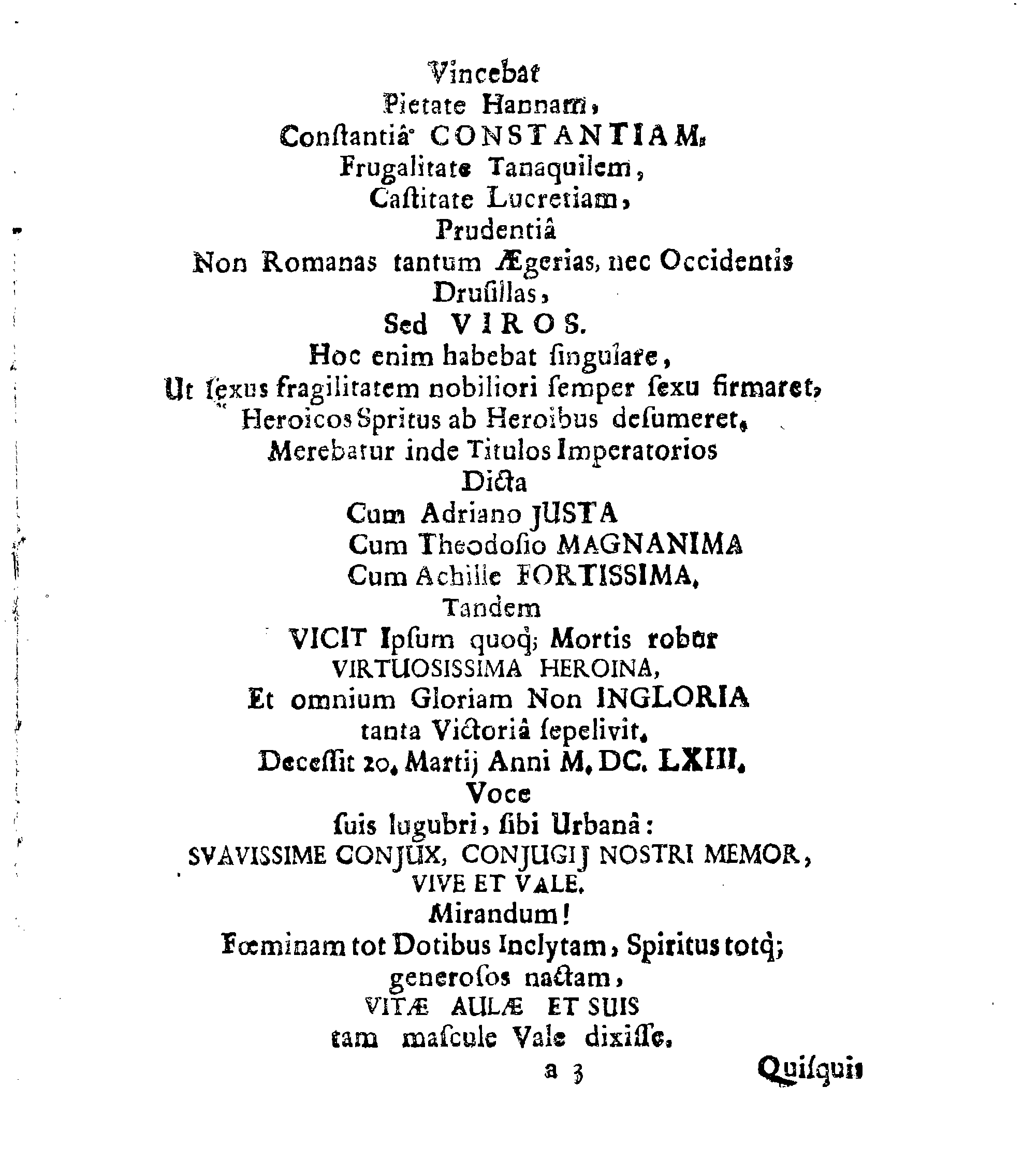Christ-Gebürliche Klag-Trost- und Ehren-Gedächtniß Der Weyland Hochgebohrnen Gräffin und Frauen, Frauen ANNAE MARGARETHAE WRANGELIN, Gebohren von Haugwitz, Des Höchstgebohren Graffen und Herrn, Herrn CARL-GUSTAV-WRANGELS, … Frau Gemahlin.