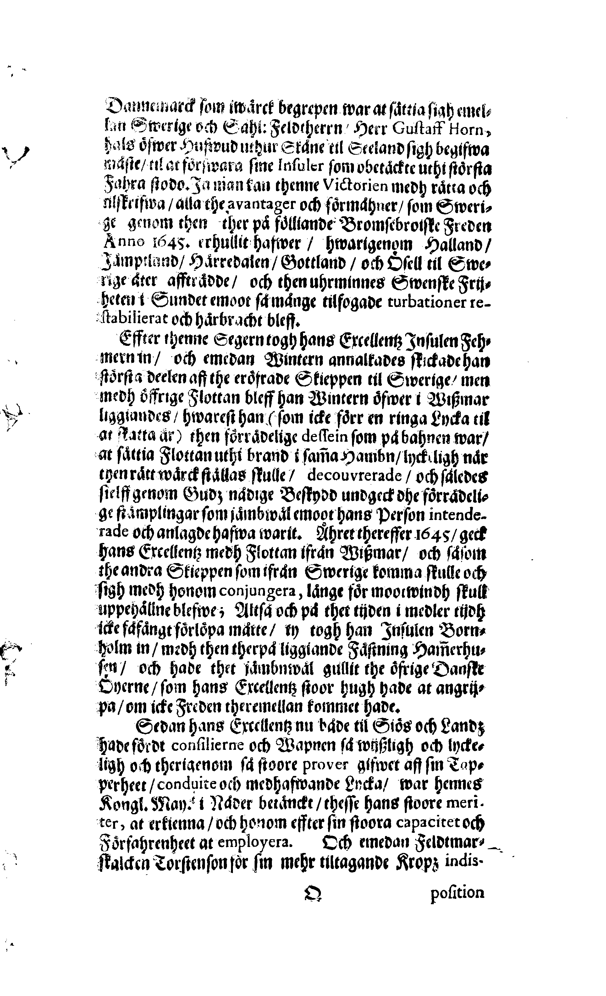 Der Sehl. Seelen hertzliche Dancksagung; das GOtt in so vielen Gefährlichkeitten selbe so gnädig bewahret und den entseelten Cörper auß abgelegenen Orten zu seiner Ruhekammer hat kommen lassen wollen. Welche auß Des Weilandt Erleuchteten und Hochgebohrnen Graffen und Herren, H. Carol Gustaff Wrangels, … Hochansehnliche LeichBegänckniß, den 1. Decembr. Anno 1680. gehalten, in einer Traur-Music, auss unterthäniger Schuldigkeit, gesungen und abgefaßet von einen alten Domestiquen Diener