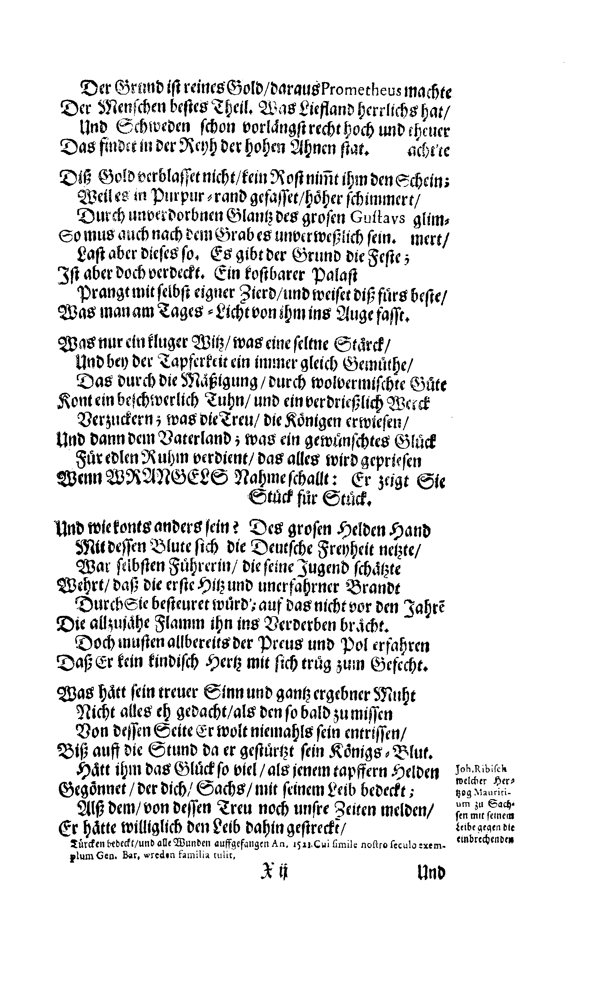 Här är Groo, i Döden Roo Och hwyla fölger upå Nöda, THER finna wij wår deel och boo När wij upstå ifrå the Döda. Förestält uthi Een Christelig Predikan Hwilken Tå … Herr CARL GUSTAF WRANGEL, … Medh stoor och wederbörligh solennitet wardt begrafwen … Uthi Stockholm och Kongl. Riddare Kyrckia … Åhret 1680 the 21 September