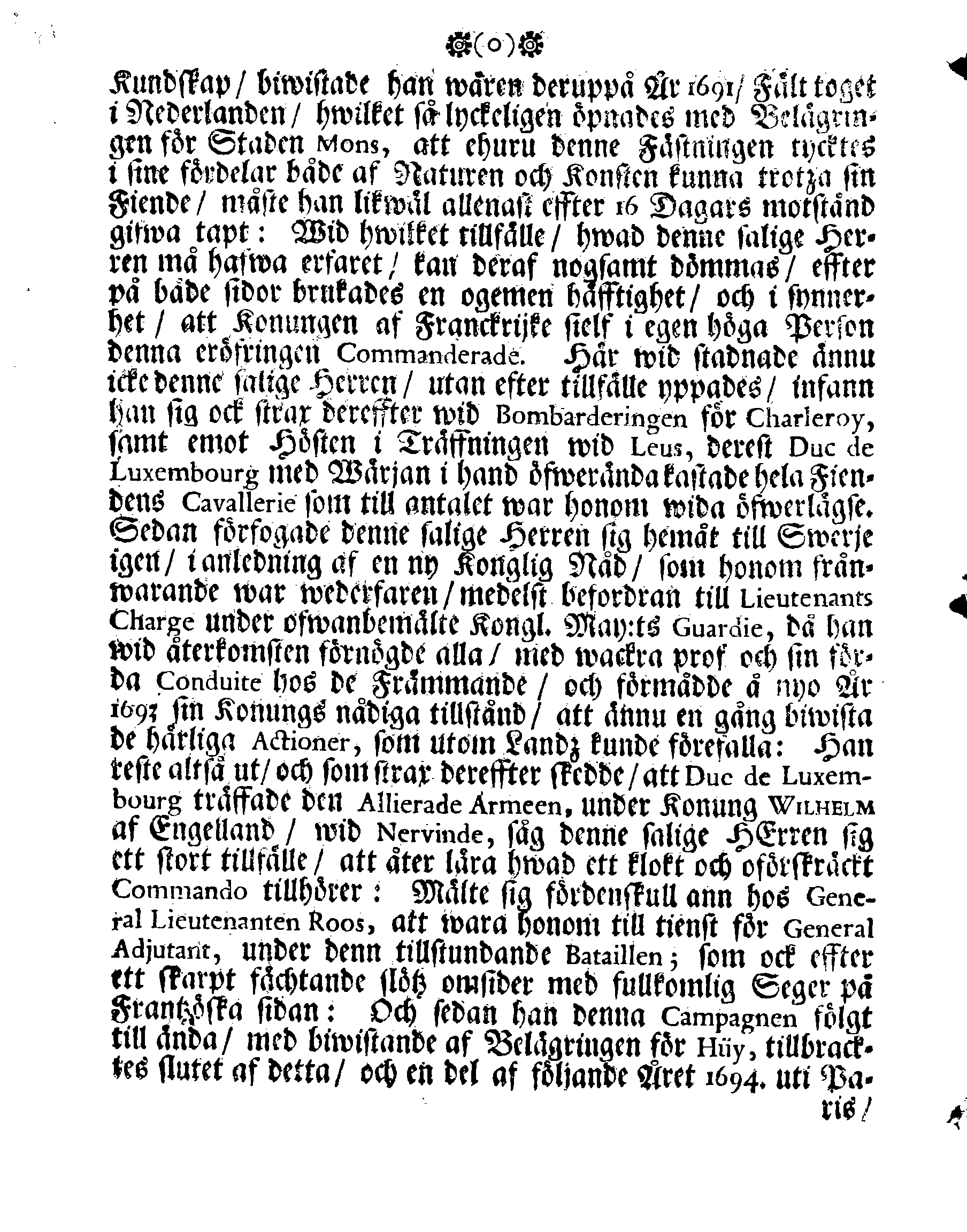 Höga Guds Barnas Tanckar, Då Hans Kongl. Maij:tz wår Allernådigste KONUNGS Fordom, Troo Man, Capitaine Lieutenant af des Lijf-Drabanter och General Major af Cavallerie, Den Högwälborne Herren och Grefwen, Grefwe CARL WRANGEL, … Blef med Christelige Ceremonier begrafwen uthi Kyrckian i Ketzschav i Sachsen