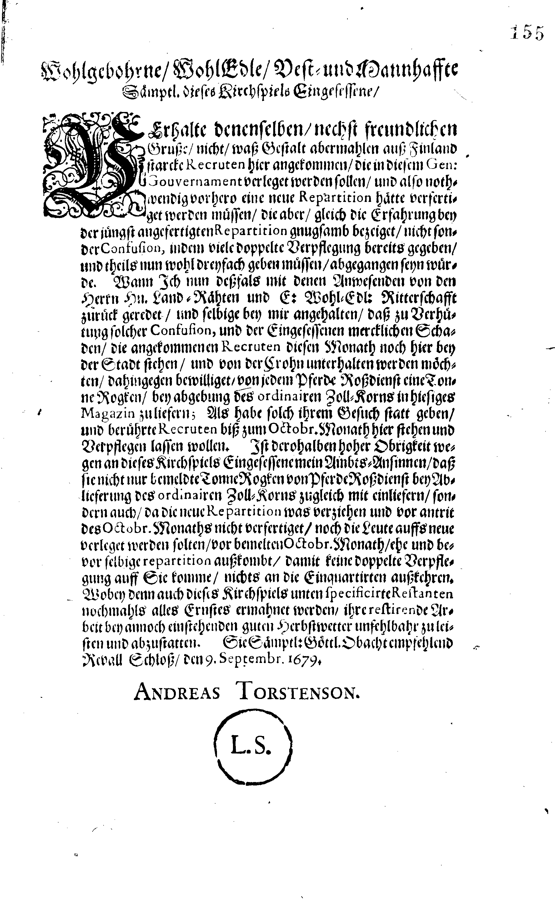 [Anders Torstenssoni korraldus]