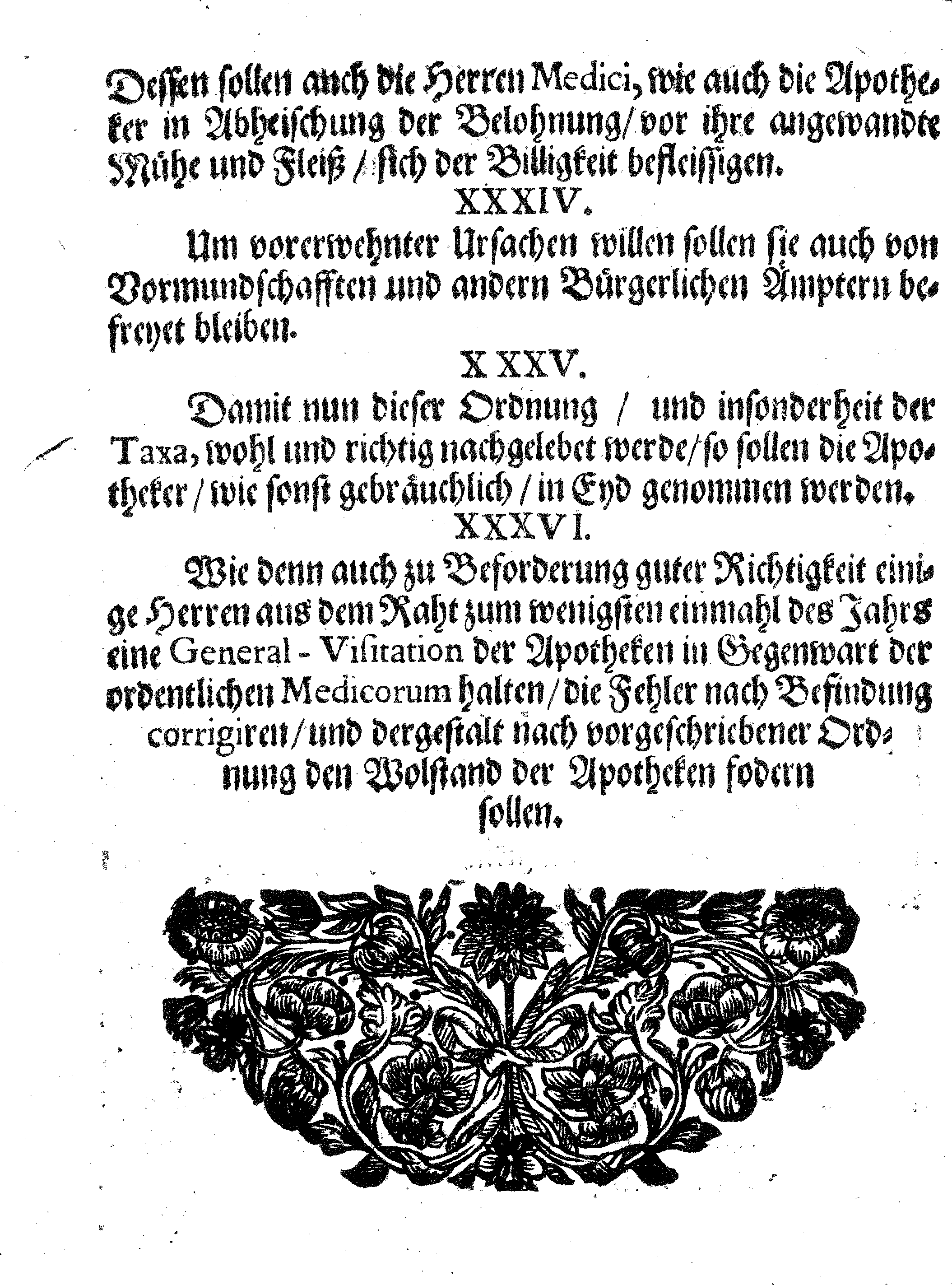 E. E. Raths Der Königl. Stadt Reval Eingeführte Apotheker-Ordnung und TAXA