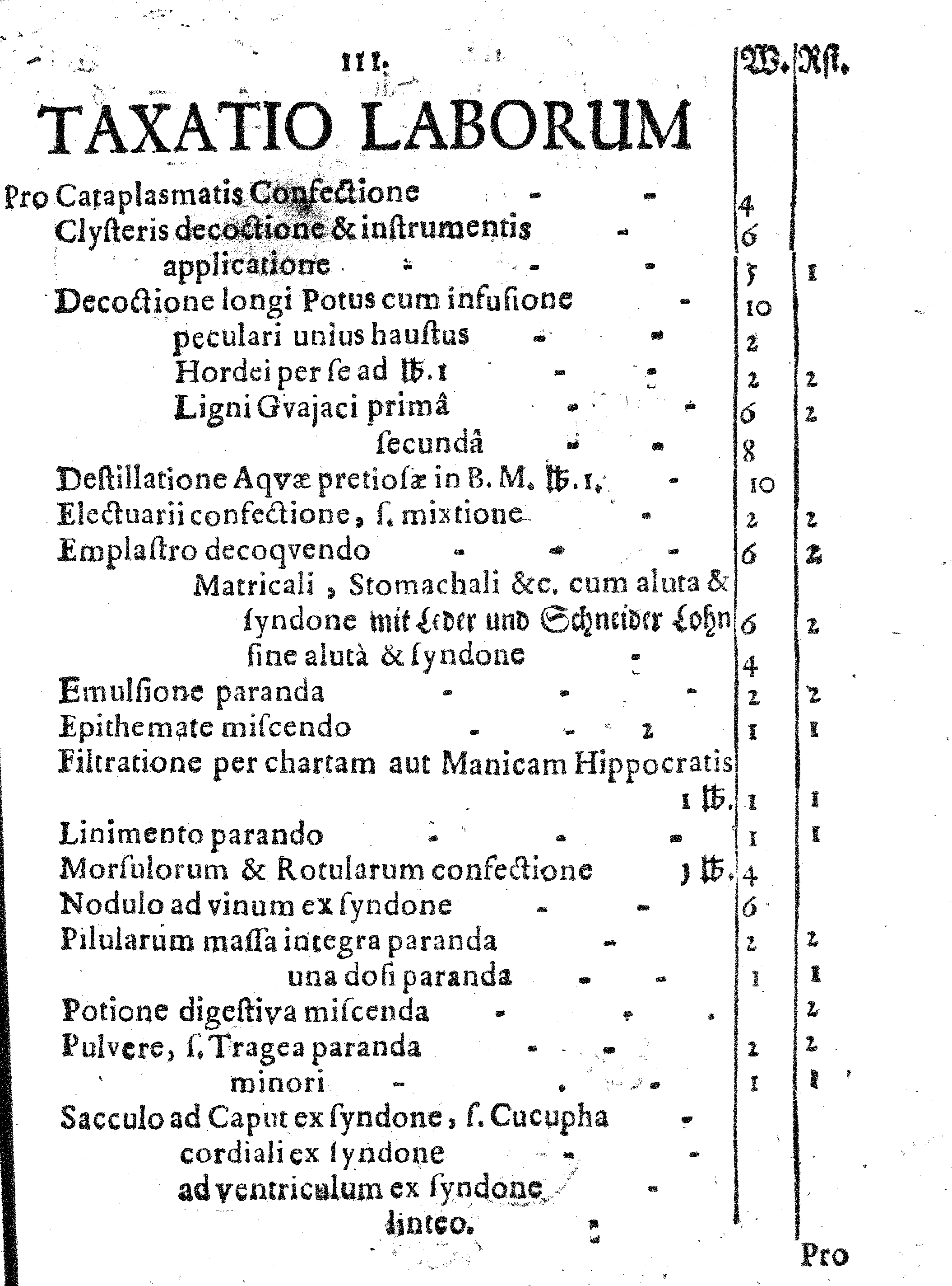 E. E. Raths Der Königl. Stadt Reval Eingeführte Apotheker-Ordnung und TAXA