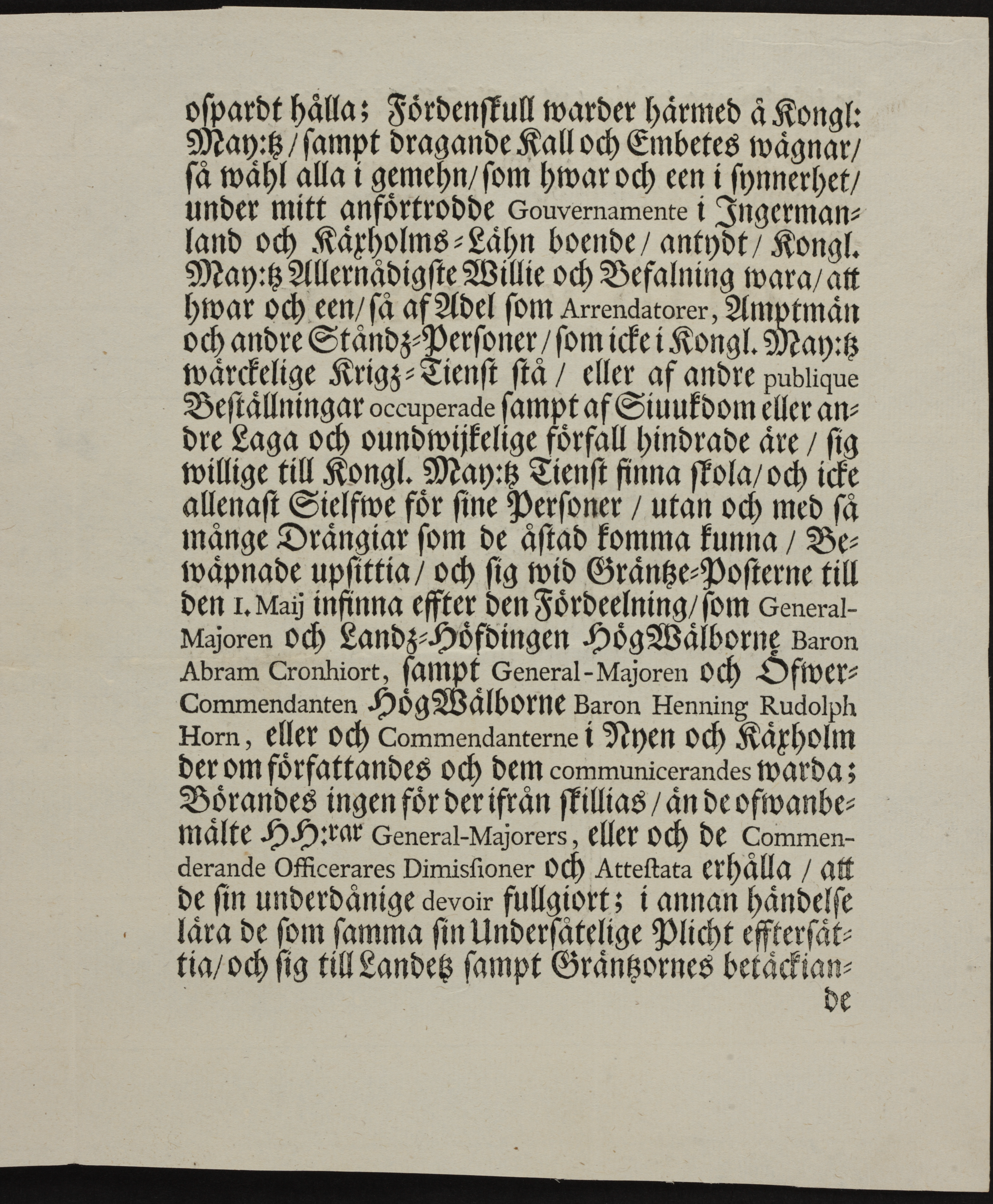 [Otto Vellingki korraldus]