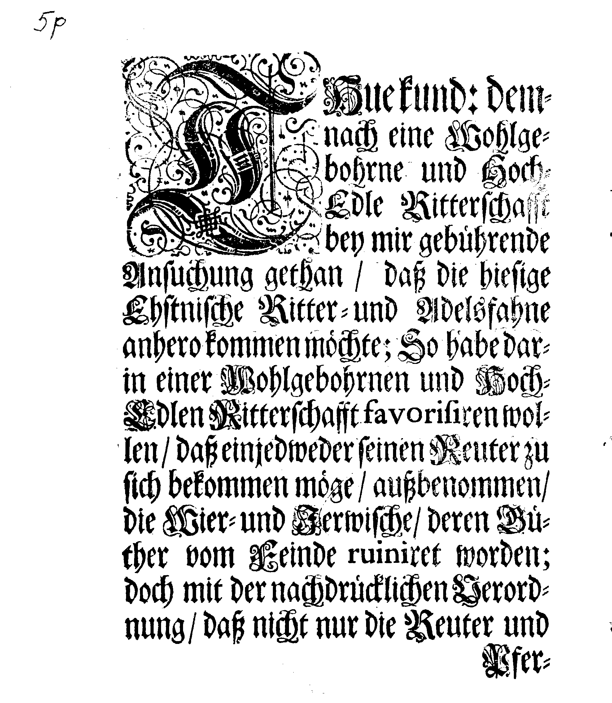 [Wolmar Anton von Schlippenbachi korraldus]