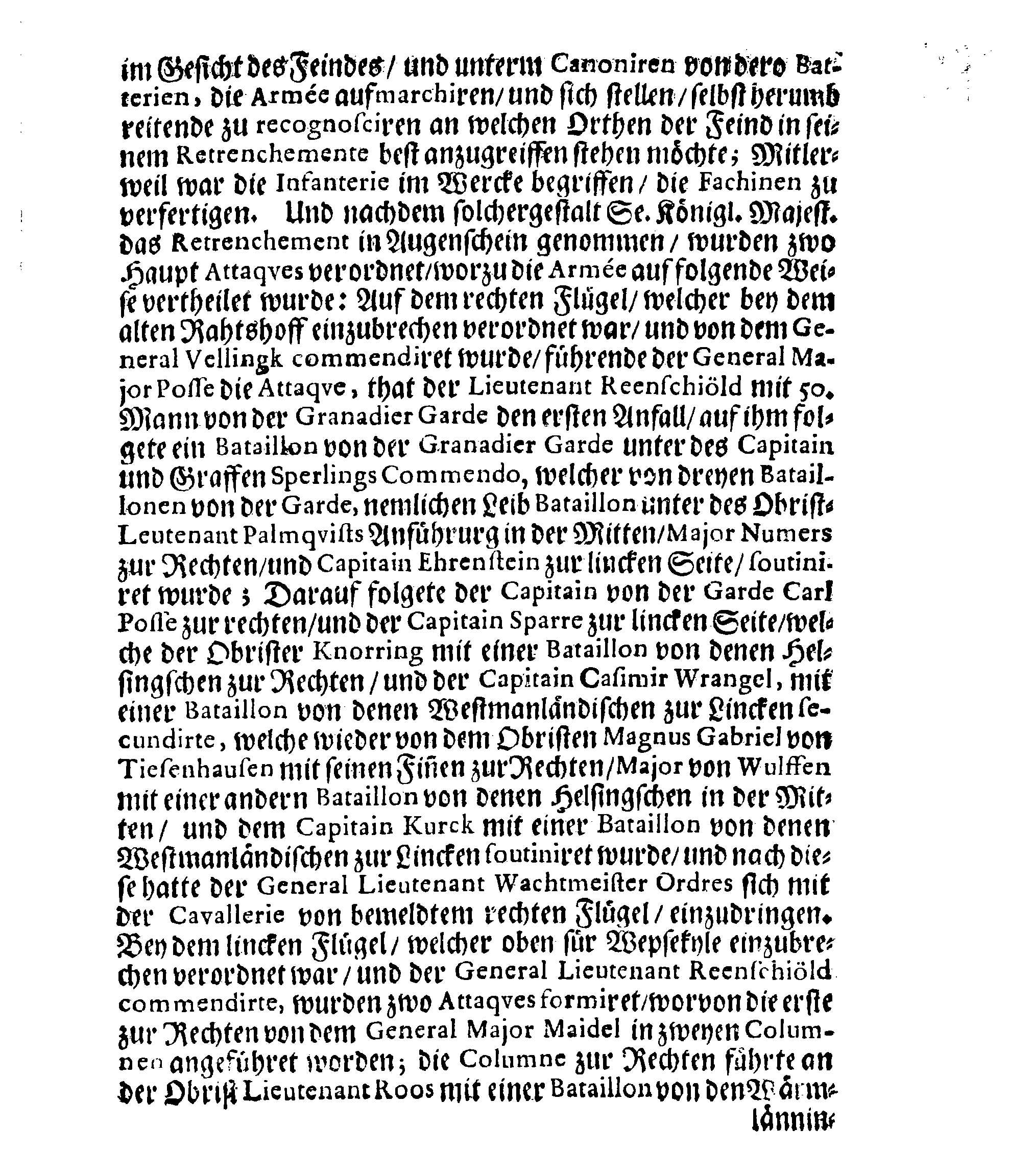 Kurtzer doch wahrhafftiger Bericht Wegen des GLORIEUSEN und bey Menschlichen Dencken unvergleichlichen SIEGES, Womit dem allerhöchsten GOTT den 20. Novembr. Ihrer Königl. Majestät zu Schweden rechtmässige Waffen wieder Dero treulosen Feind den CZAREN von MUSCOW zu seegnen gefallen hat