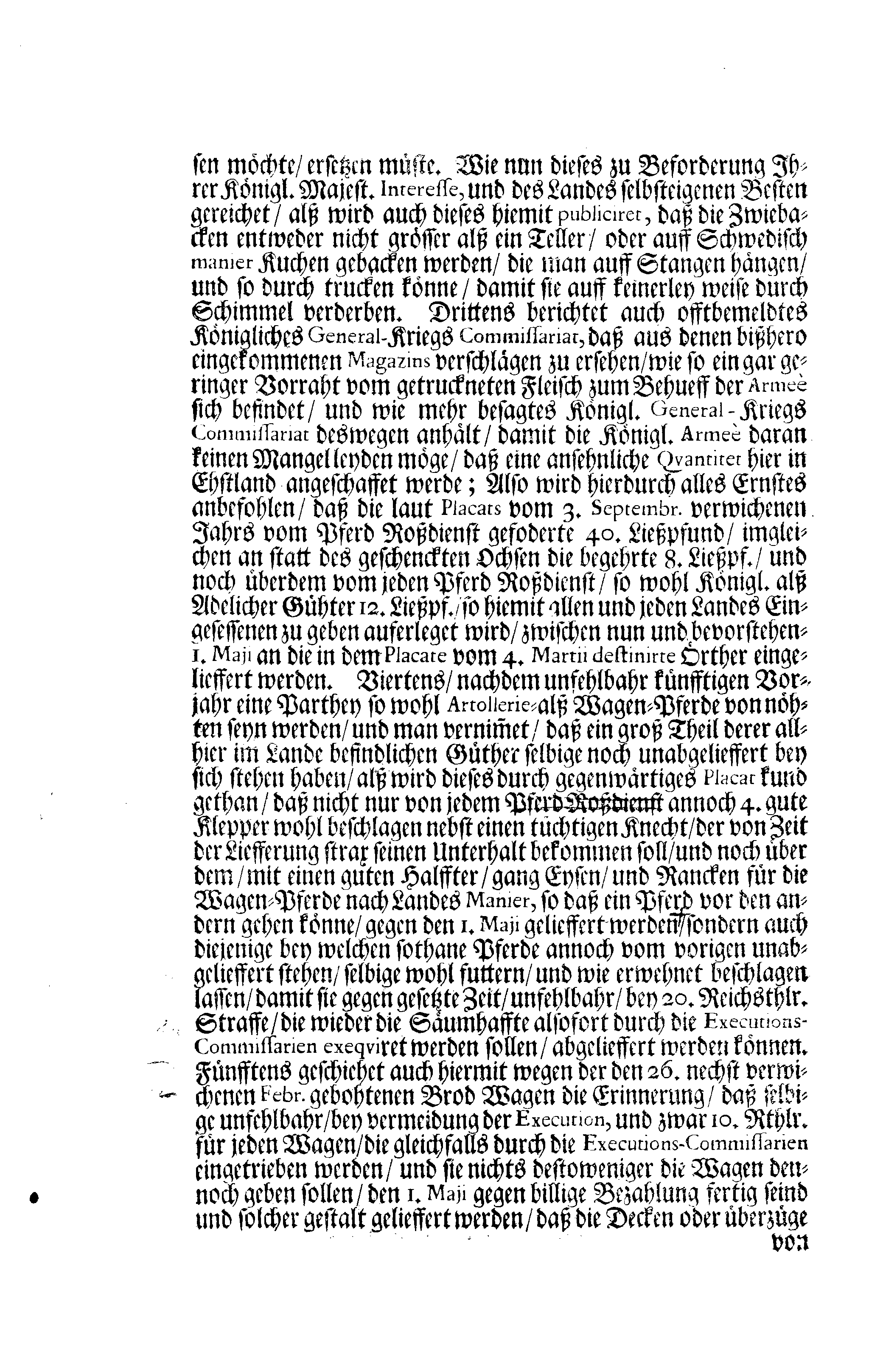 [Axel Julius De la Gardie korraldus]