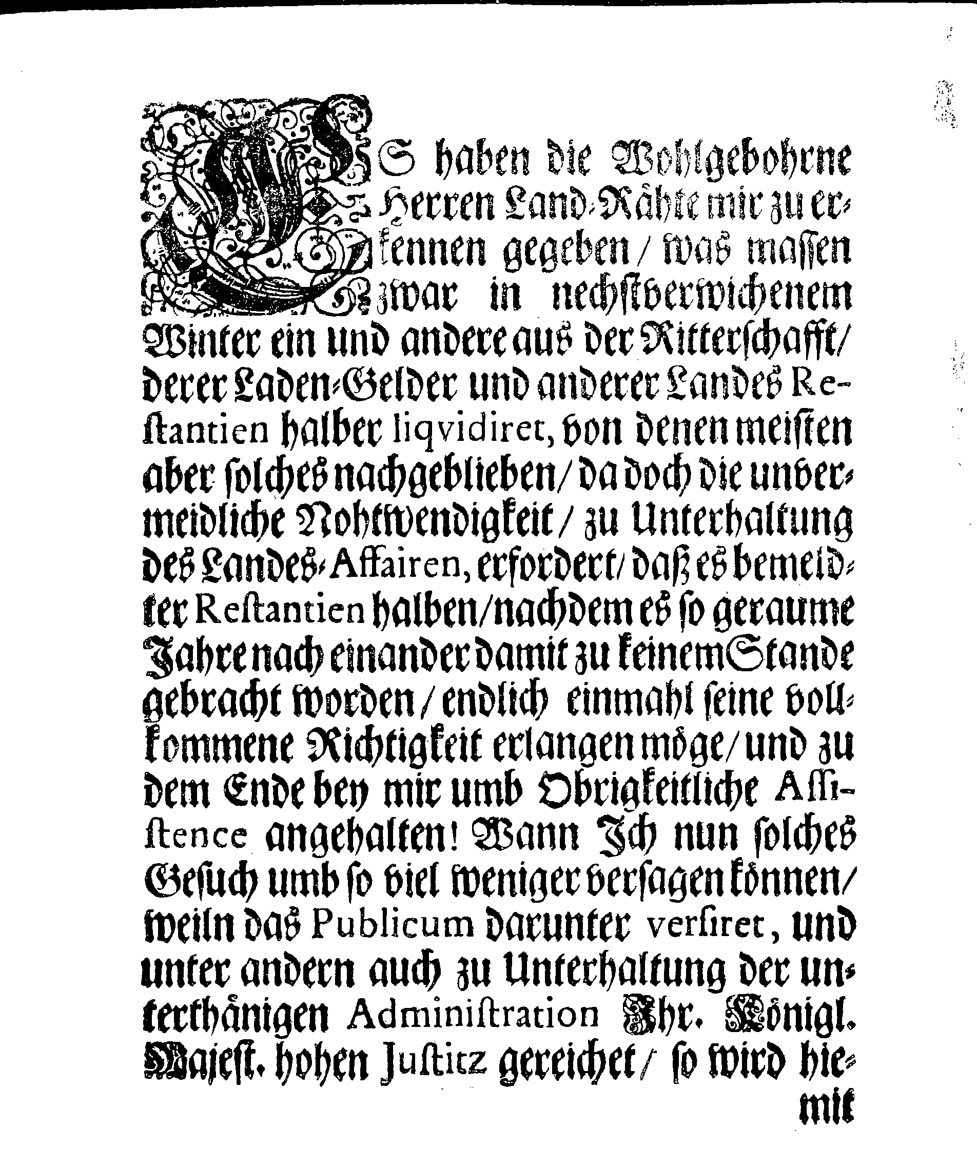 [Wolmar Anton von Schlippenbachi korraldus]