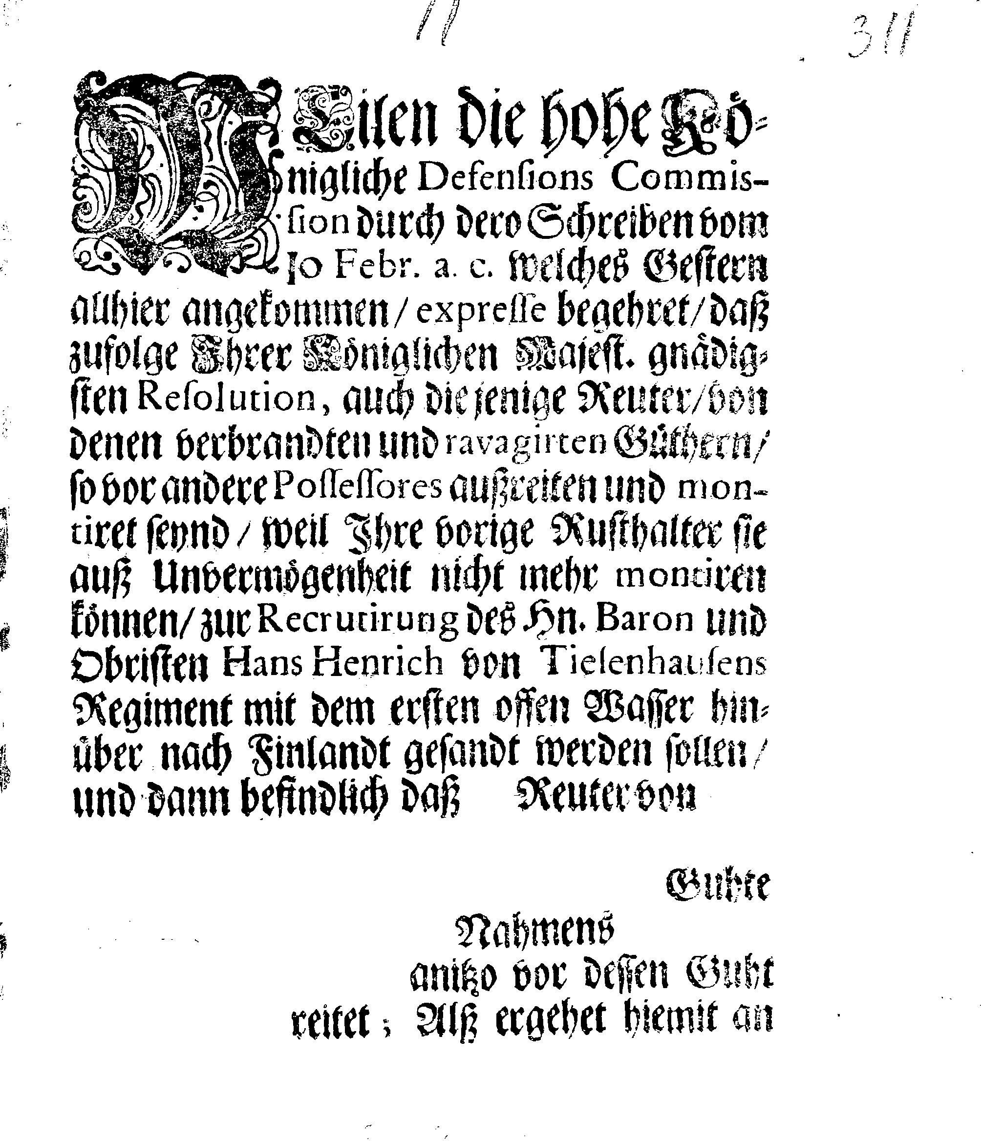 [Nils Strombergi korraldus]