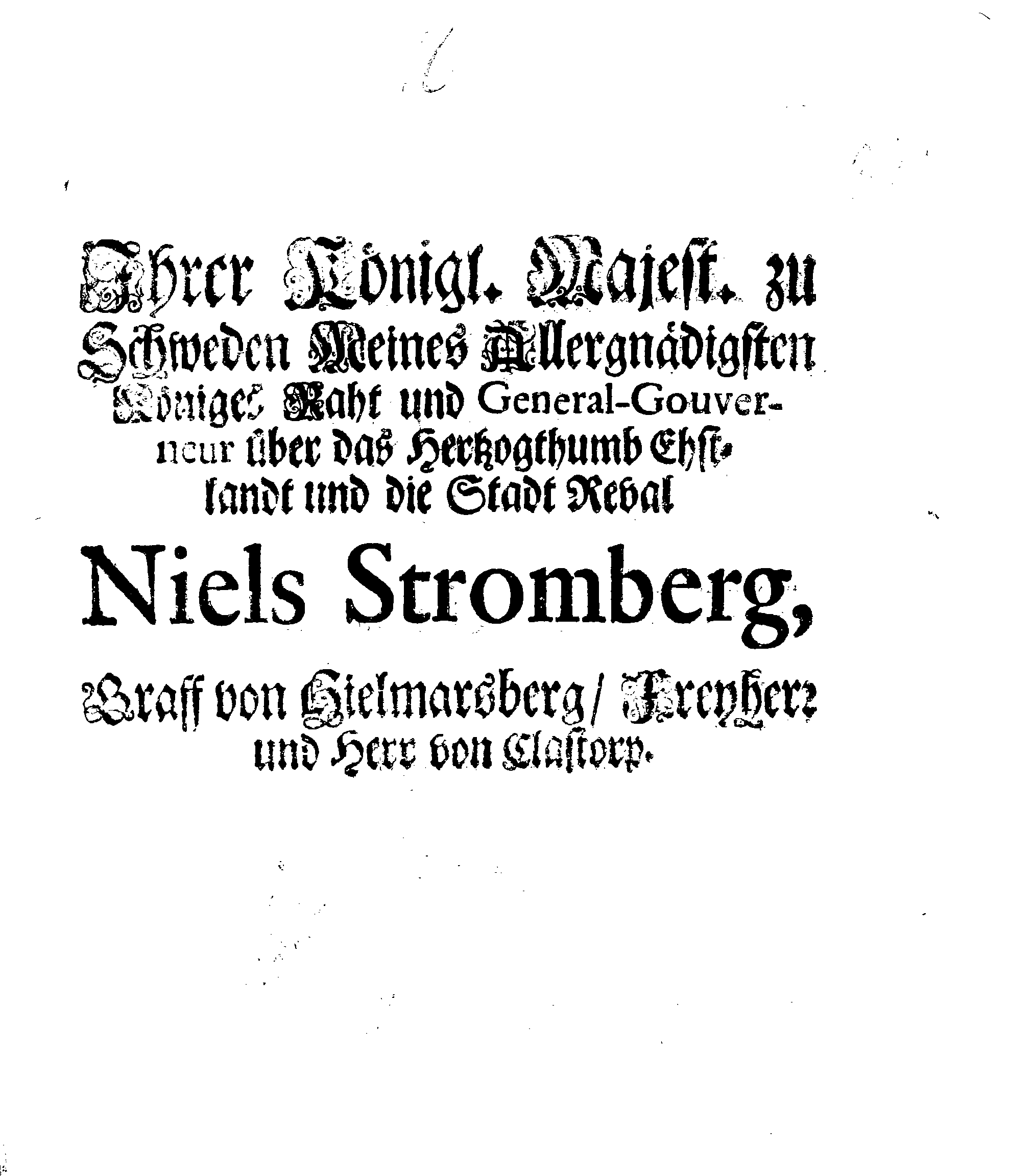 [Nils Strombergi korraldus]