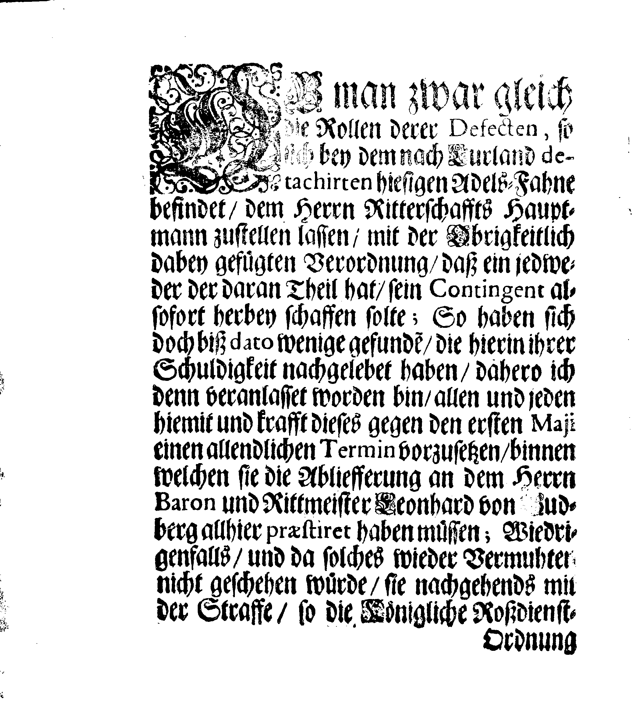 [Wolmar Anton von Schlippenbachi korraldus]