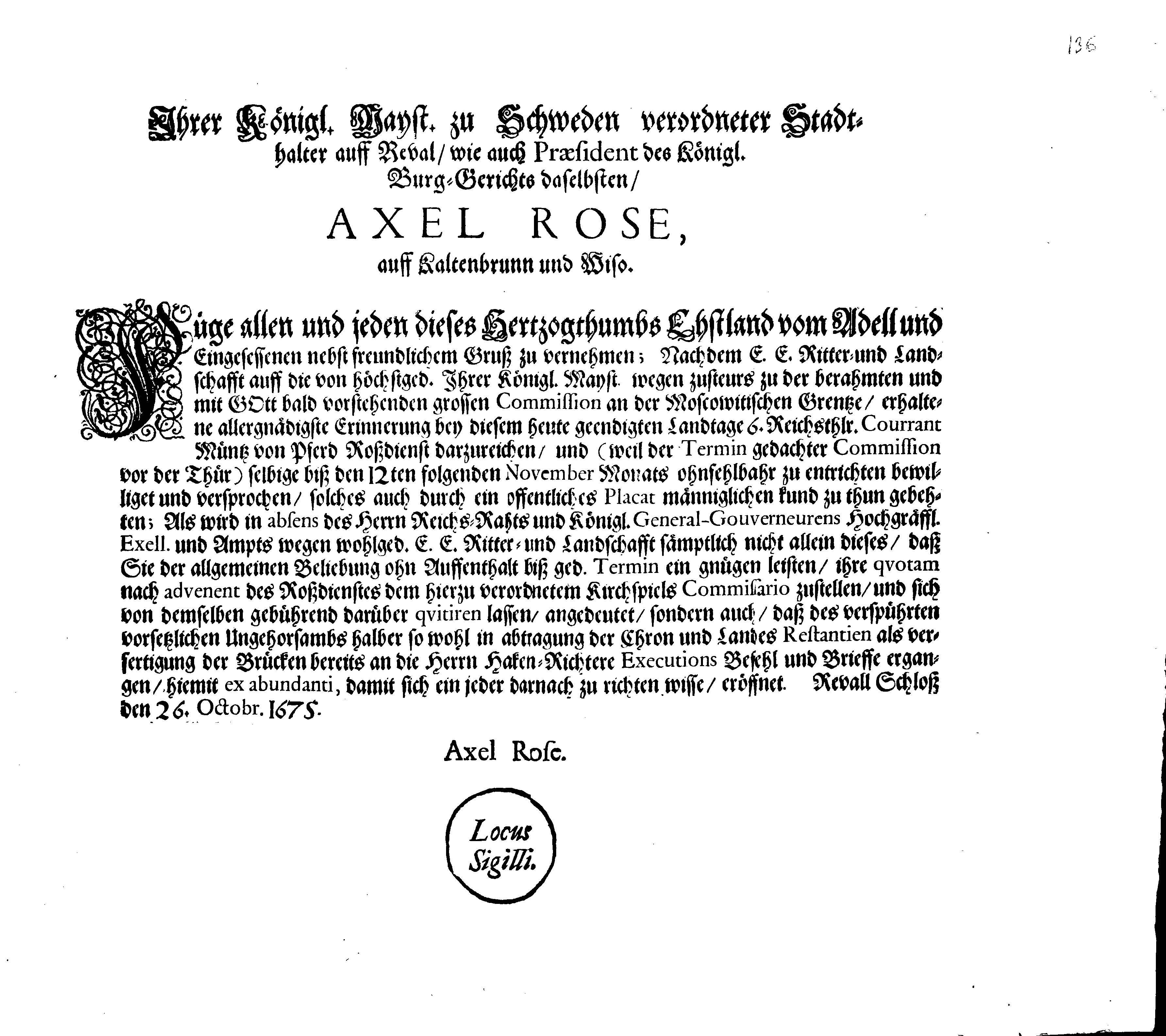 [Axel Rose`i korraldus]