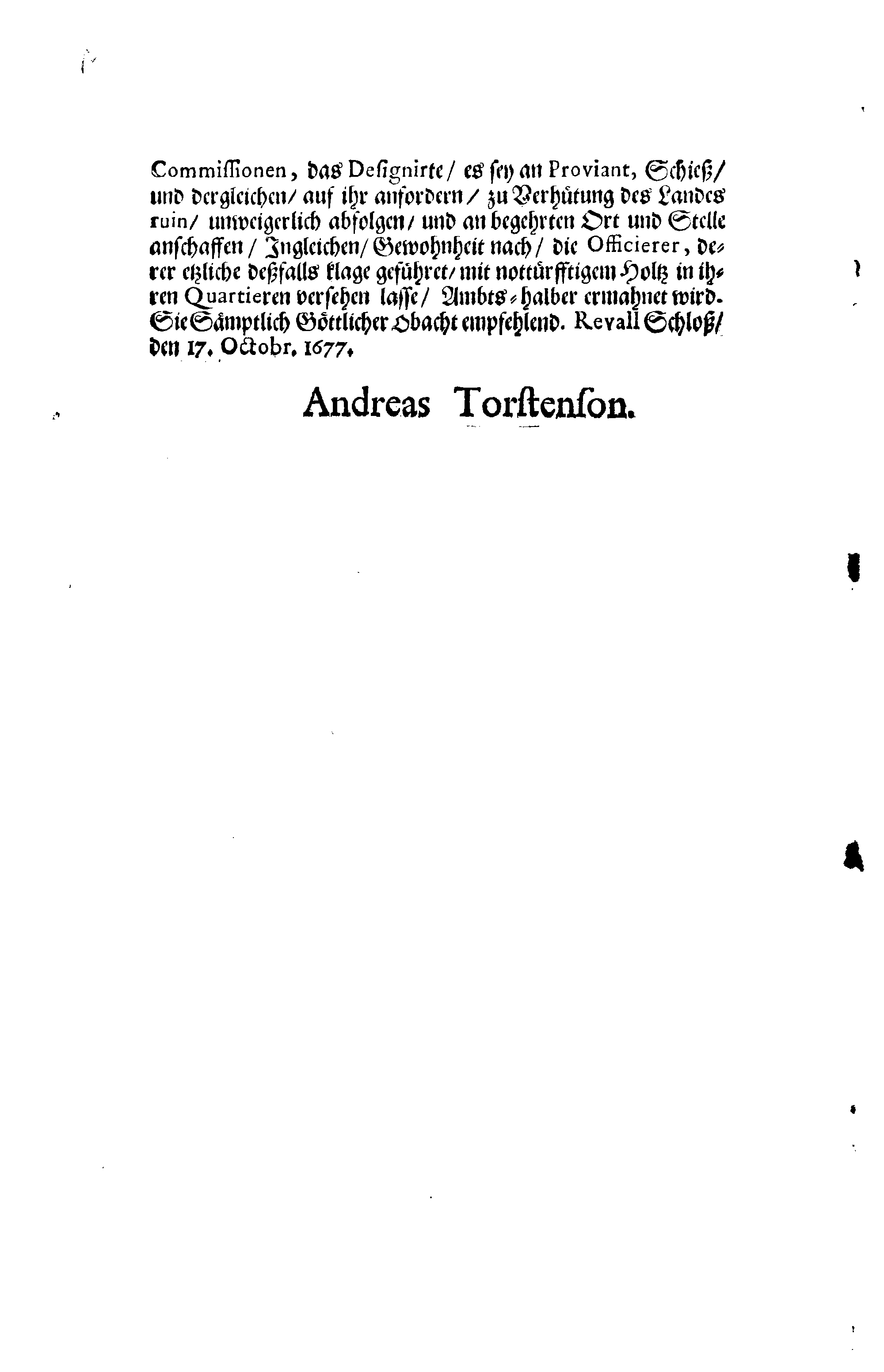 [Anders Torstenssoni korraldus]