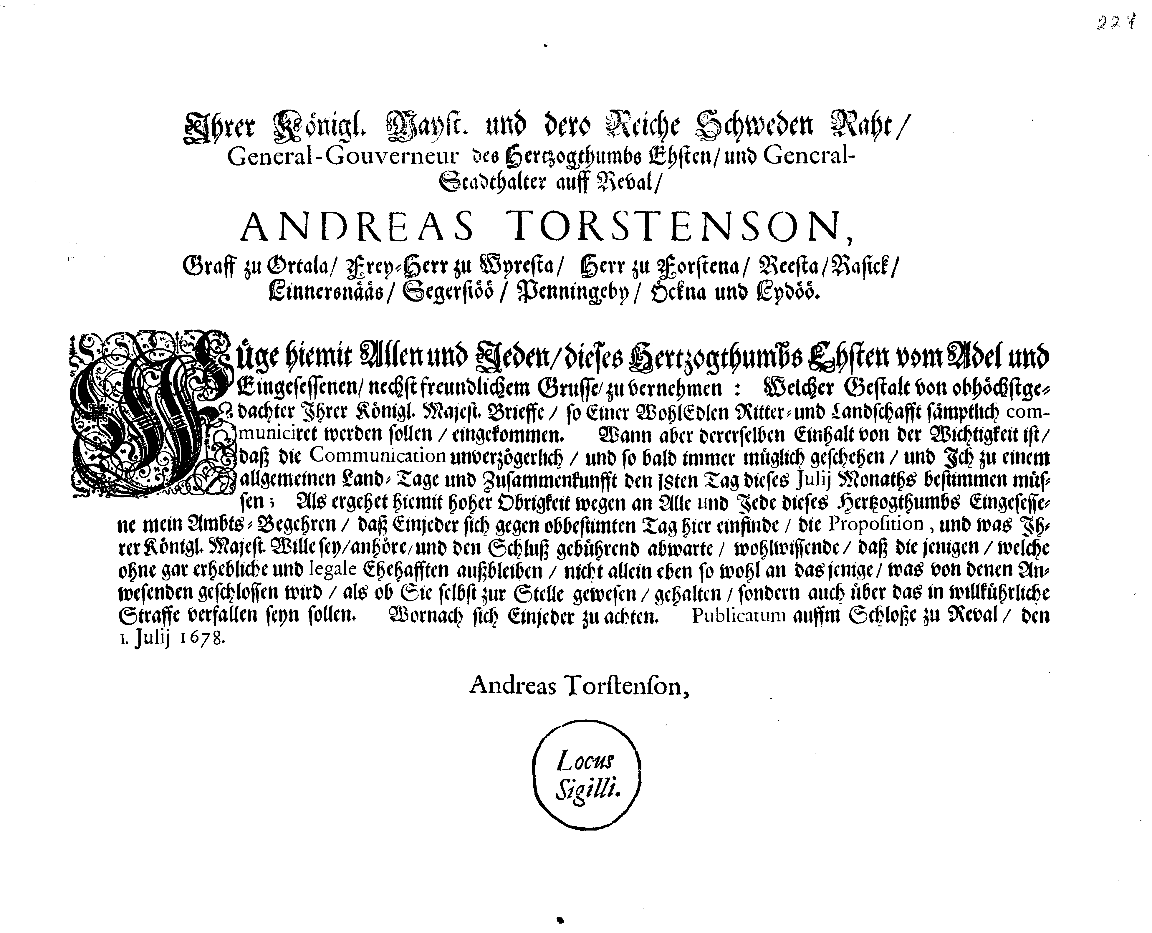 [Anders Torstenssoni korraldus]
