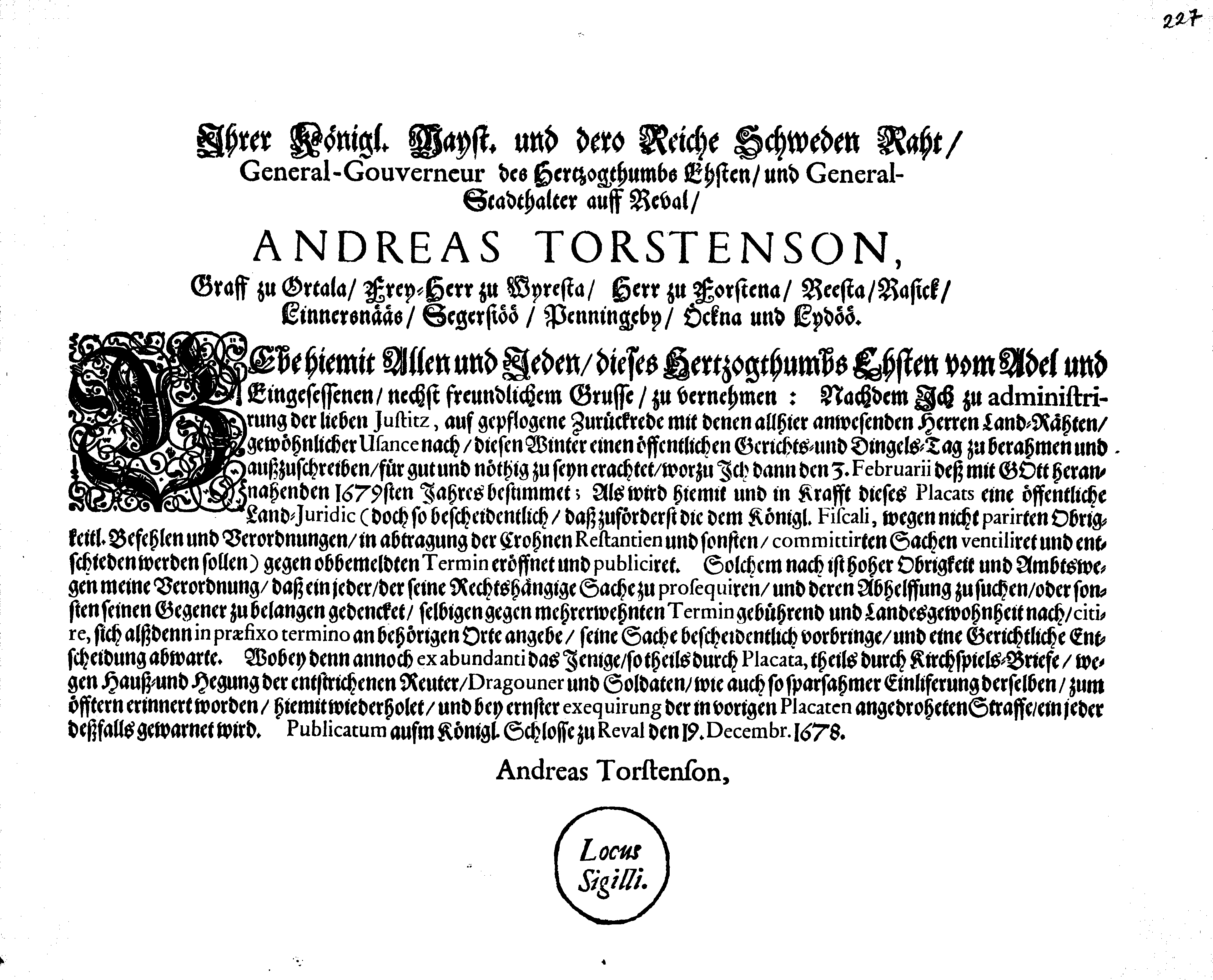 [Anders Torstenssoni korraldus]
