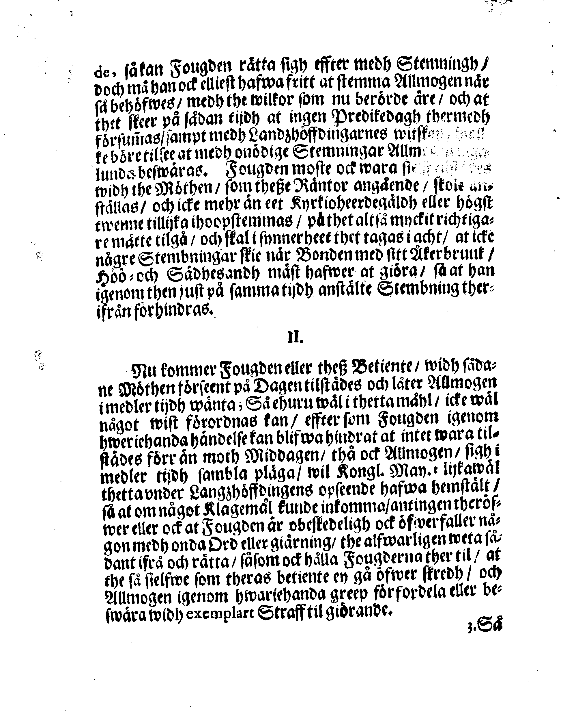 Kongl. May.tz Nådige Förordningh, Huruledes medh upbärande aff Allmogens Uthlagor til Chronan, här effter hållas skall