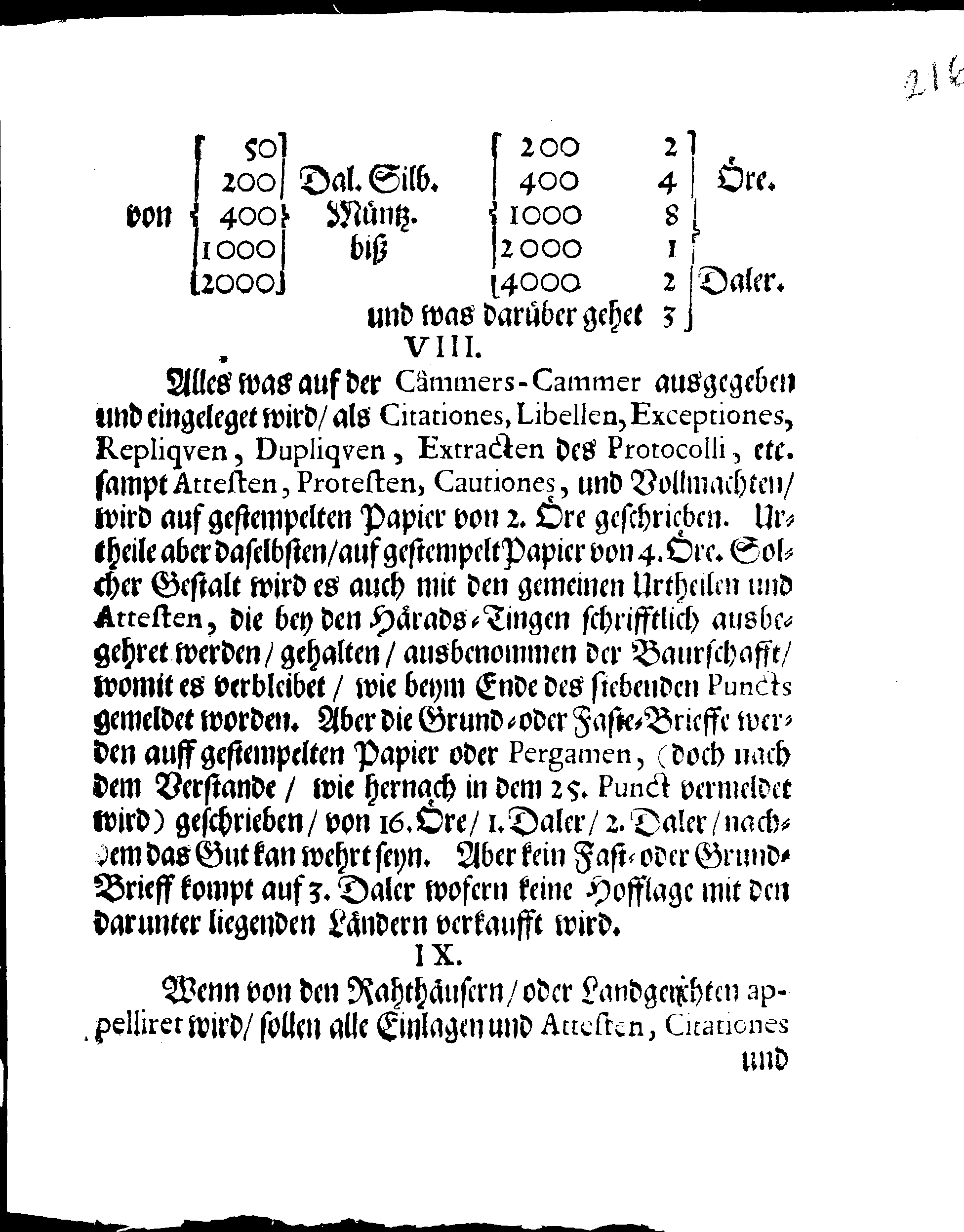 Ihr. Königl. Majest. Stadga und Verordnung Angehend CHARTAM SIGILLATAM, oder Gestempelt Papier