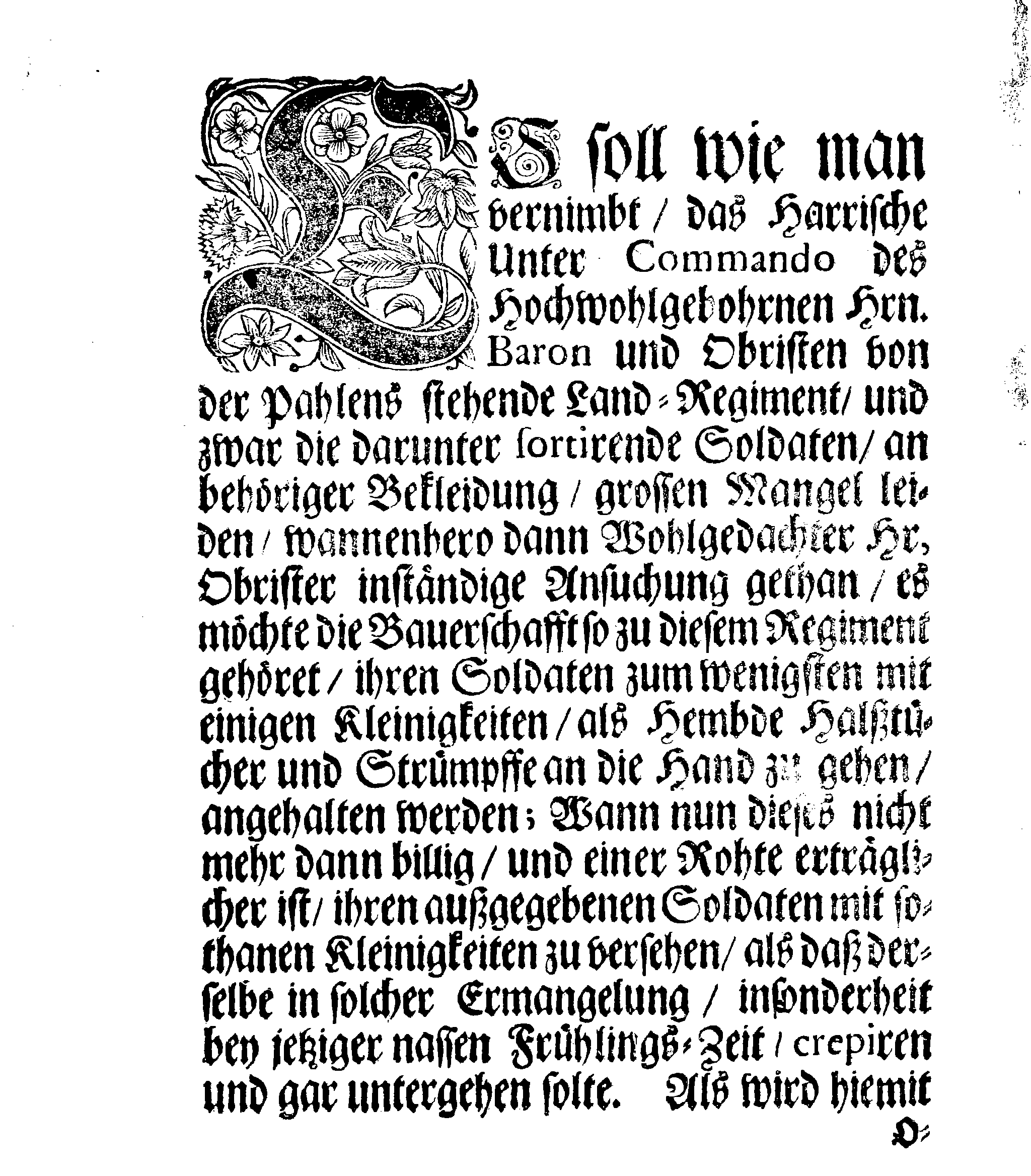 [Wolmar Anton von Schlippenbachi korraldus]