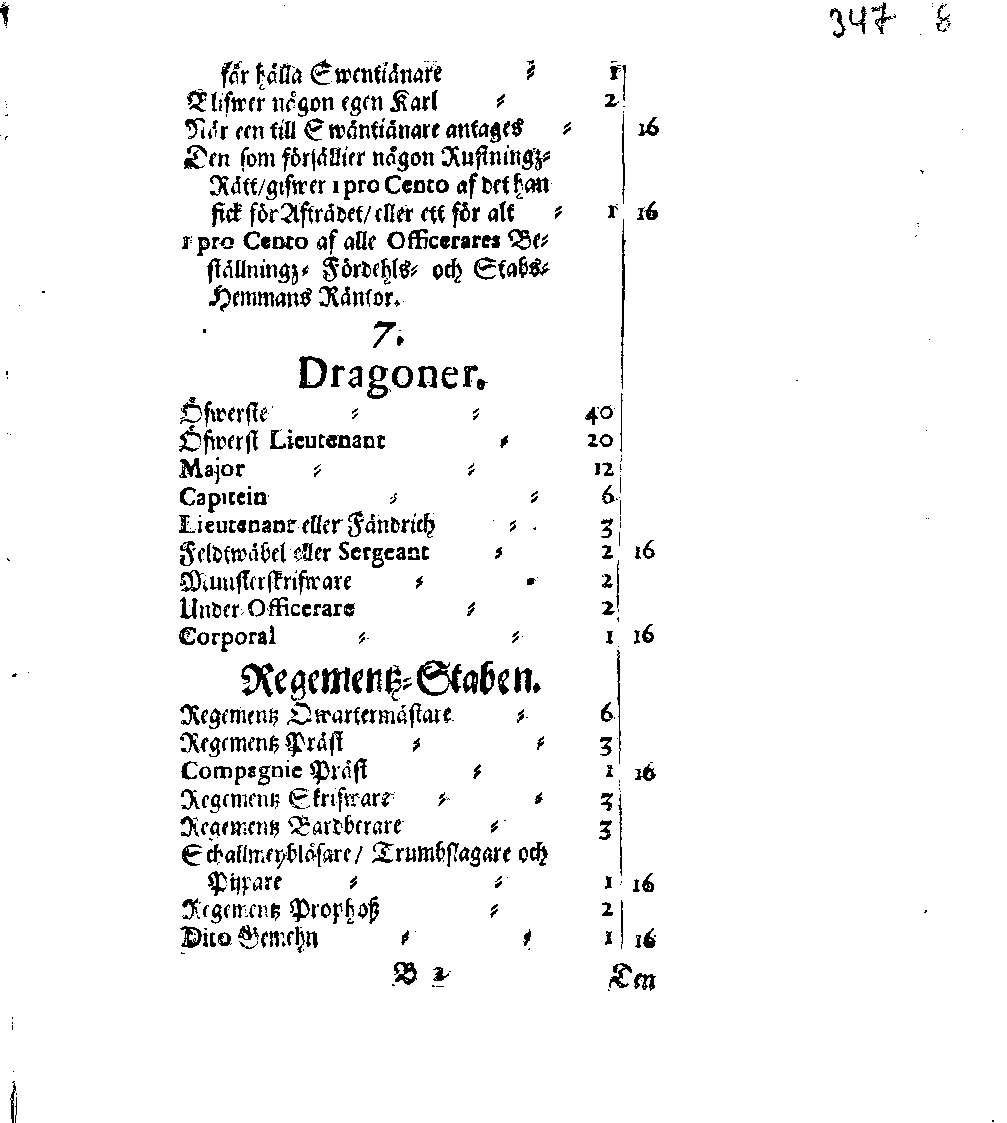 Kongl. May:tz Förnyade Ordning och Påbud Om Wadstena Krigzmans-Huus Inkomster