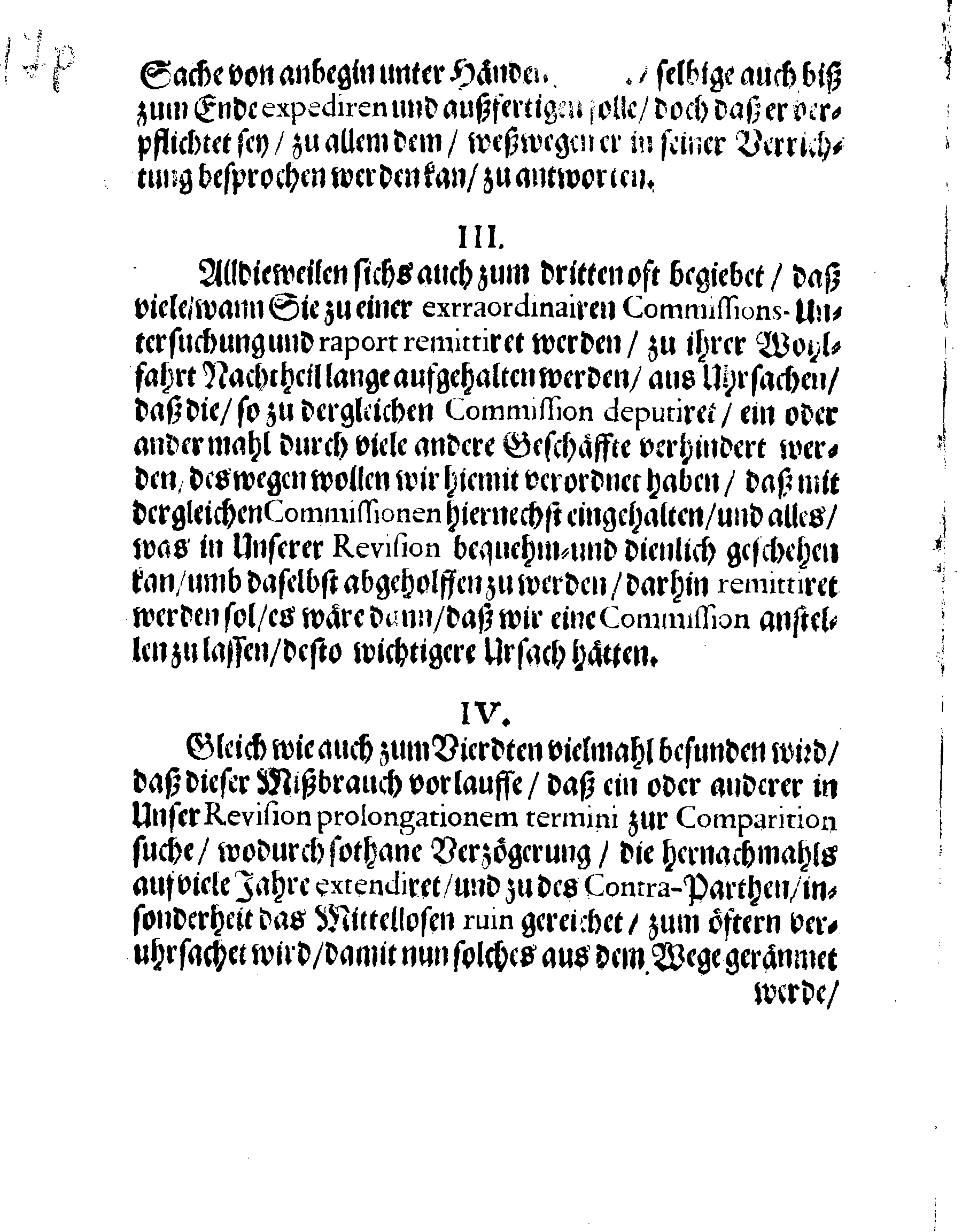Ihr. Königl. Maj. Gnädige Verordnung Betreffende Justitz-Sachen bey Dero Revision, sampt was darbey zu observiren