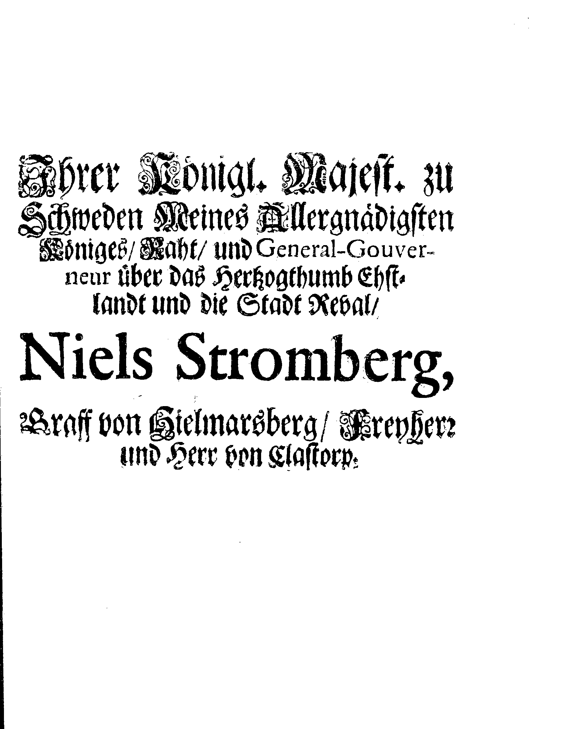 [Nils Strombergi korraldus]