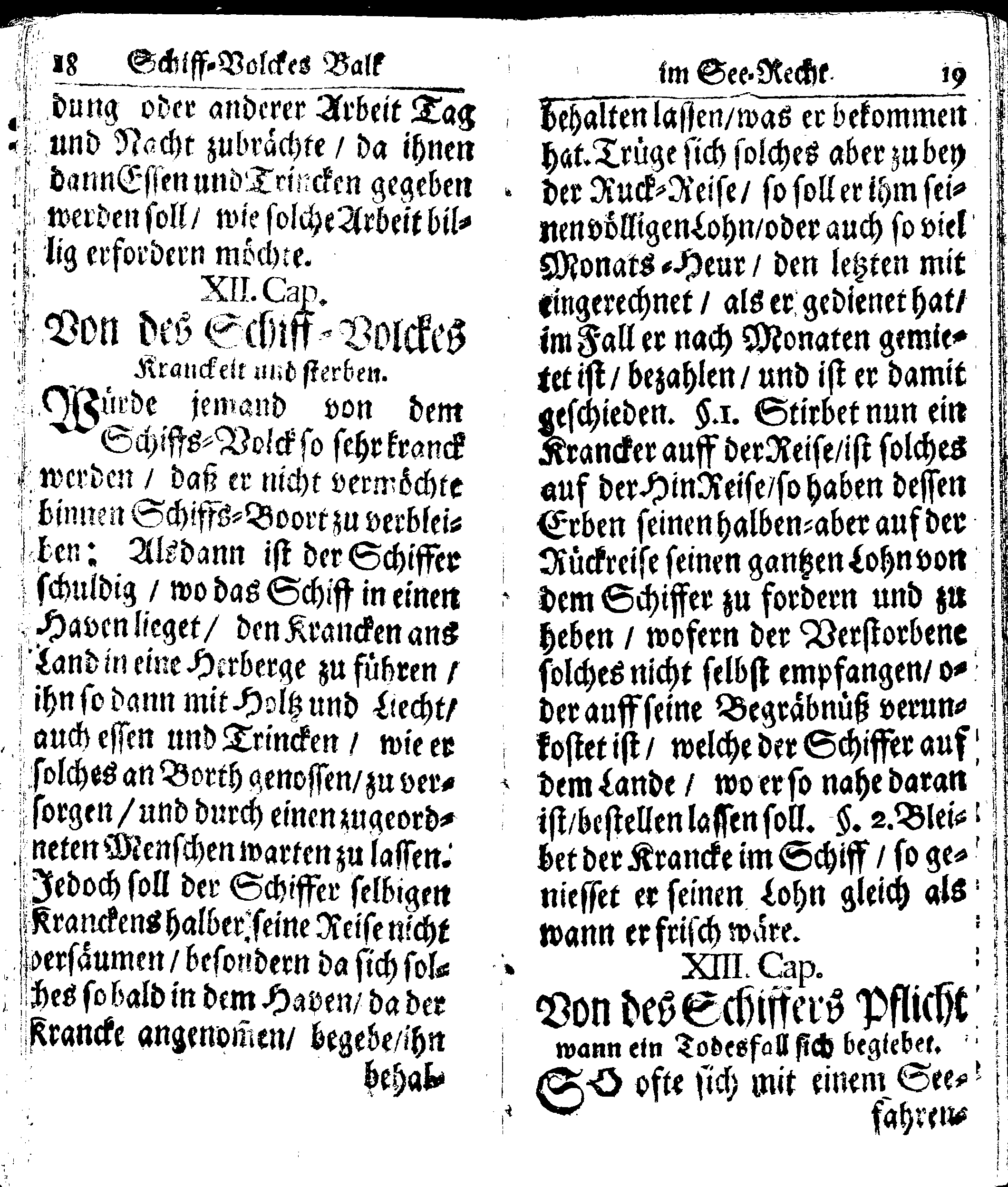 Der reiche Schweden See-Recht Welches von dem Großmächtigsten Könige und Herrn, Hn. CARL dem Eilfften, Der Schwedn, Gothen und Wenden Könige, [etc.] [etc.] [etc.] Im Jahr nach Christi Gebuhrt, 1667. ist verordnet worden. In Teutscher Sprache Ao.1670. in Wißmar gedruckt. Nunmehro aber auffs neue mit Fleiß übersehen, und verbessert, Auch mit vielen nach der Zeit ausgegangenen Königl. Schwedischen Verordnungen, denn Kauff-Leuten, Schiffern, Reedern, bey der See-Fahrt, zur Nachricht, vermehret, Und nach vieler Verlangen in kleinerem Format neu auffgelegt worden